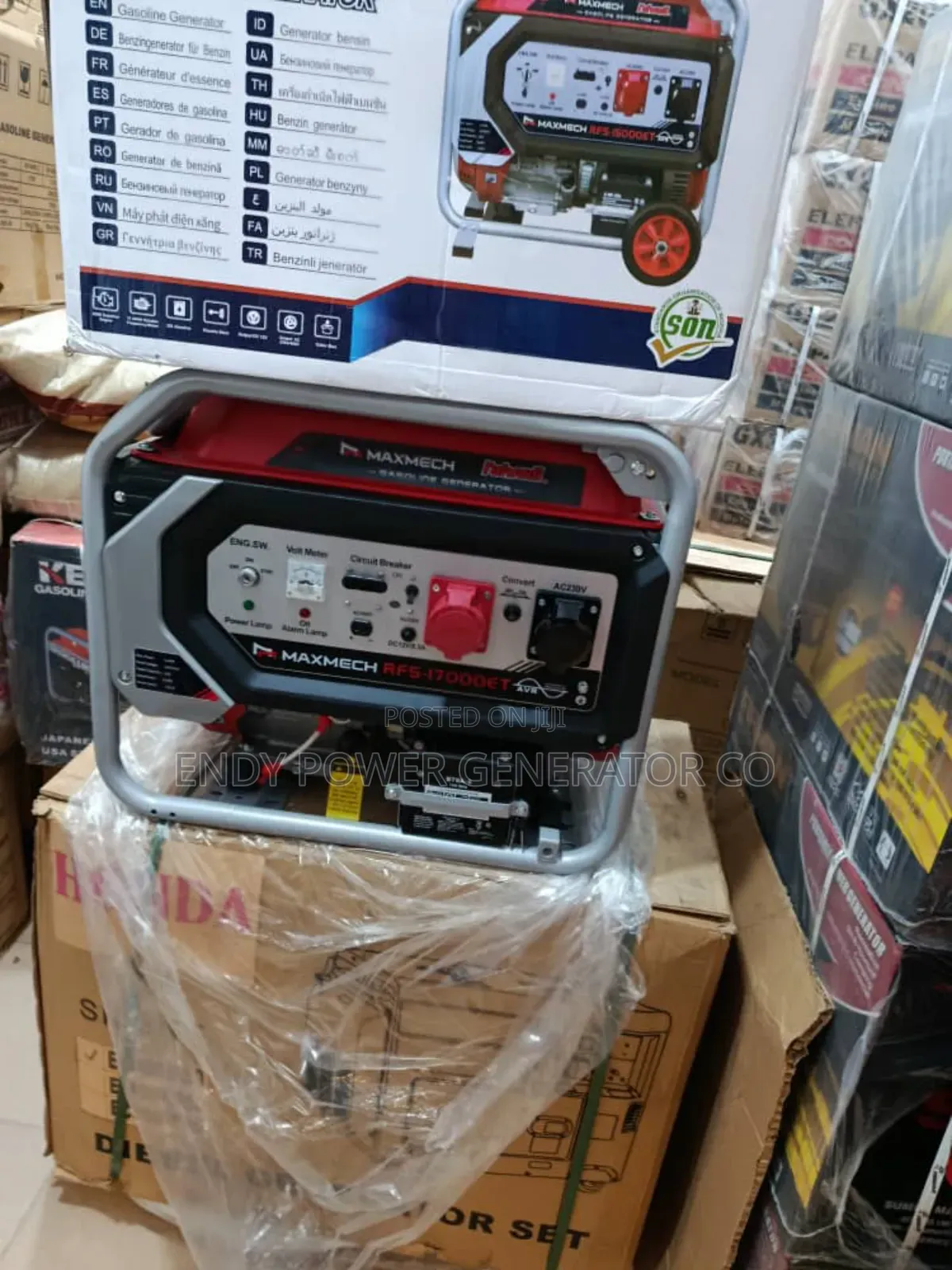17000 Pure Copper Coil Maxmech Heavy Duty Generator