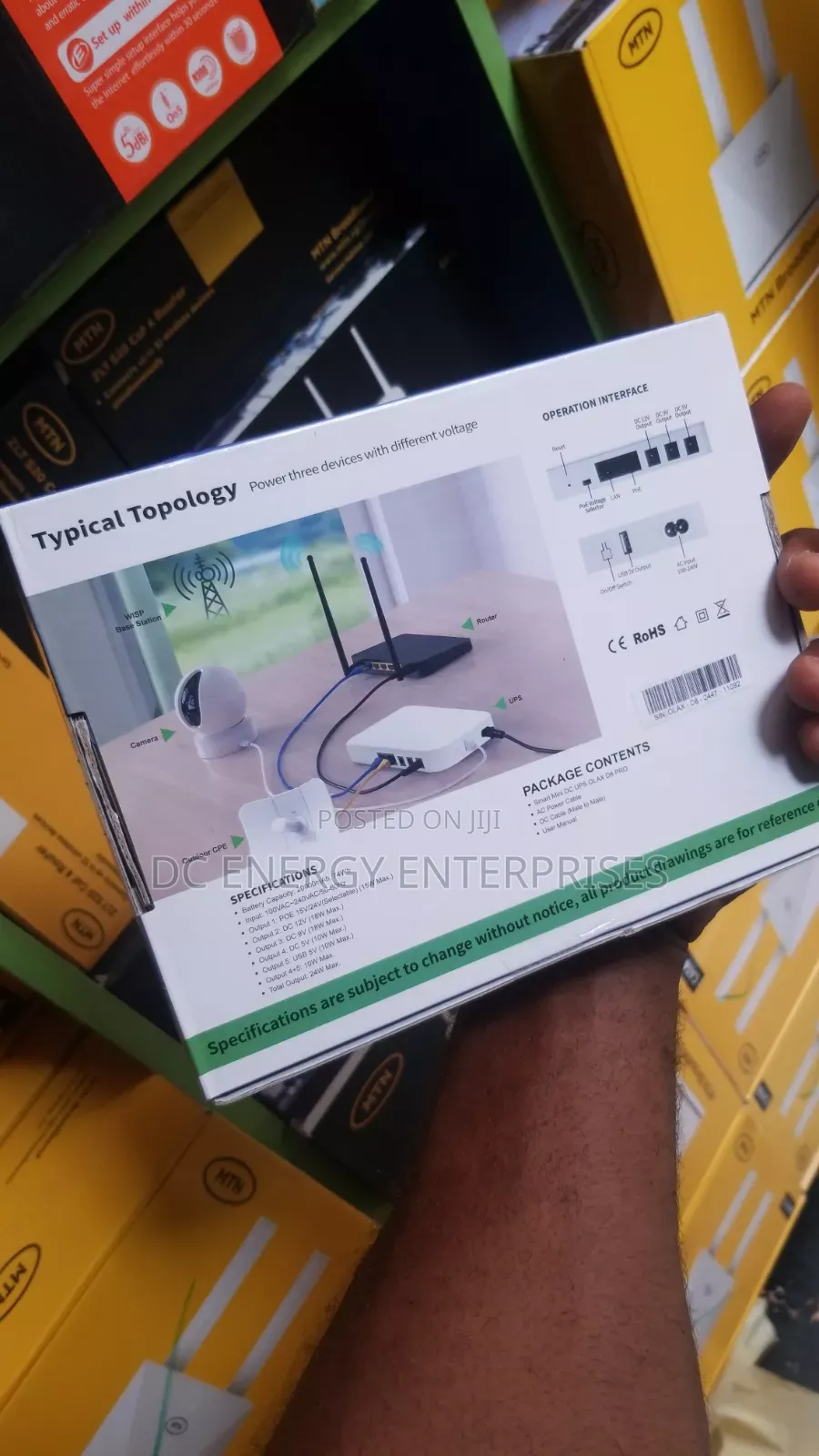 Router Power Bank Dc Ups 20,000mah