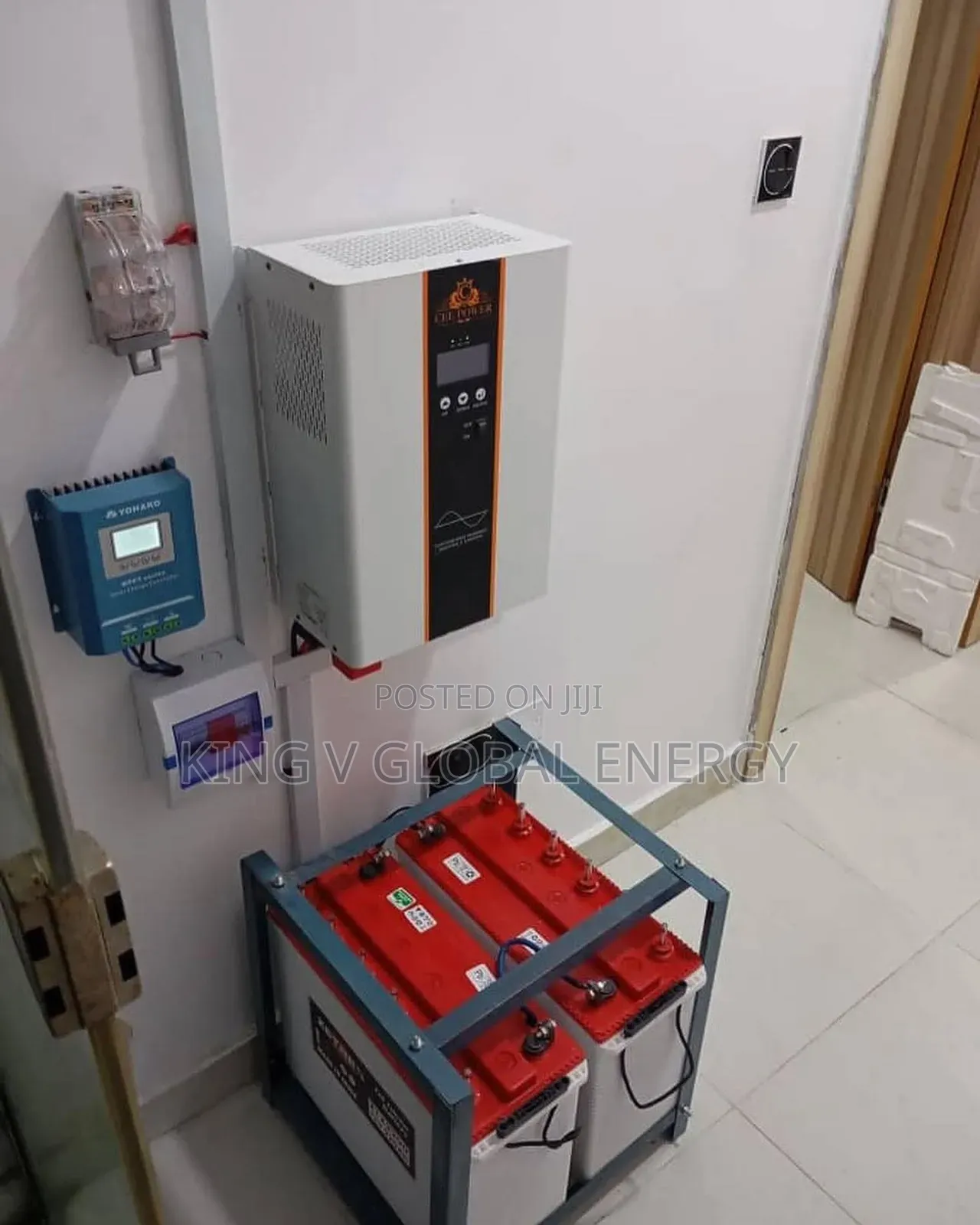 Full Solar Set Up 3.5kva/24v Inverter/ 2 Units 240ah Tubular Battery
