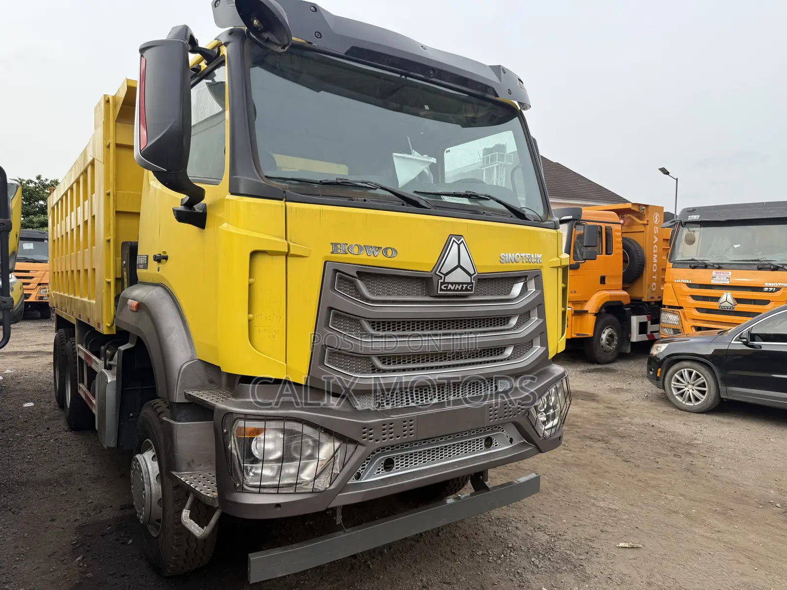 Semi Brand New Covid 19 Howo Dump Truck 371hp Double Steps.