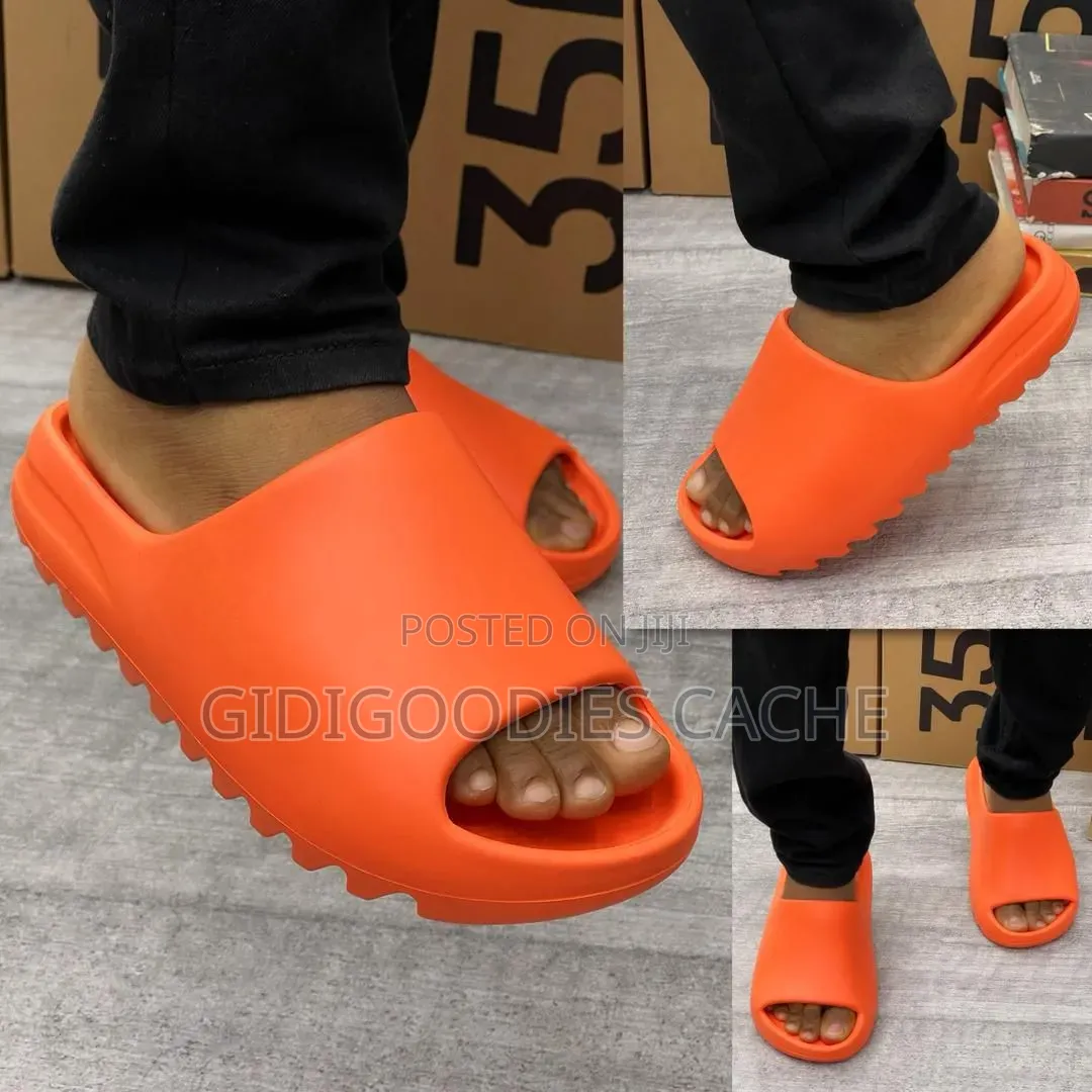 Beige Foam Platform Slide Sandals