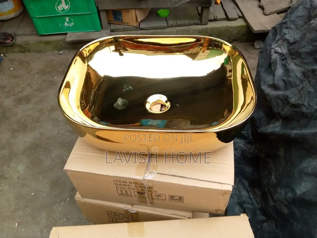 Gold Wash Hand Basin