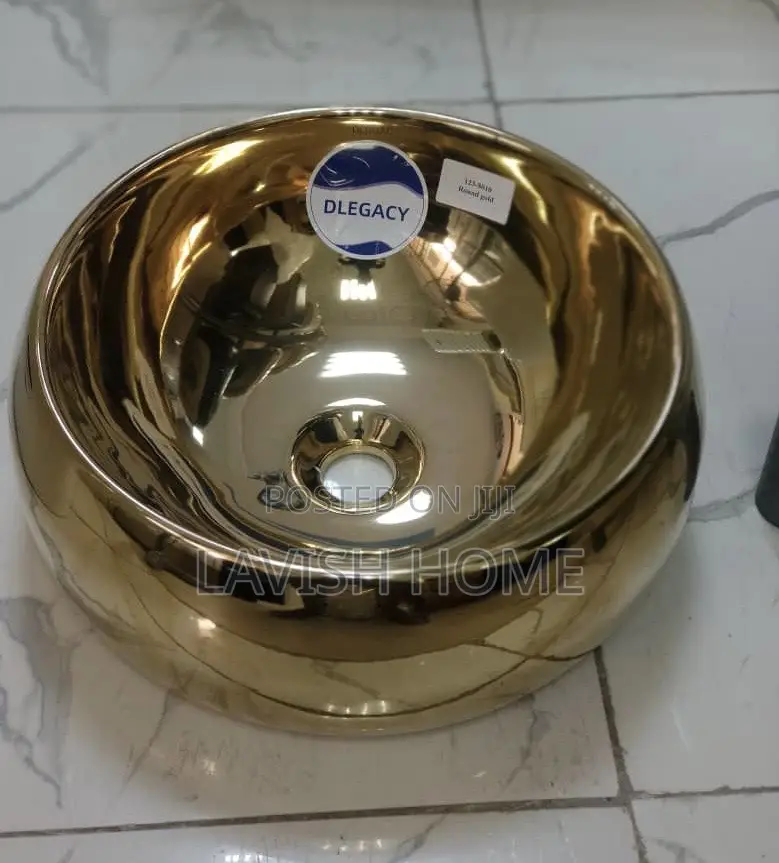 Gold Small Wash Hand Basin