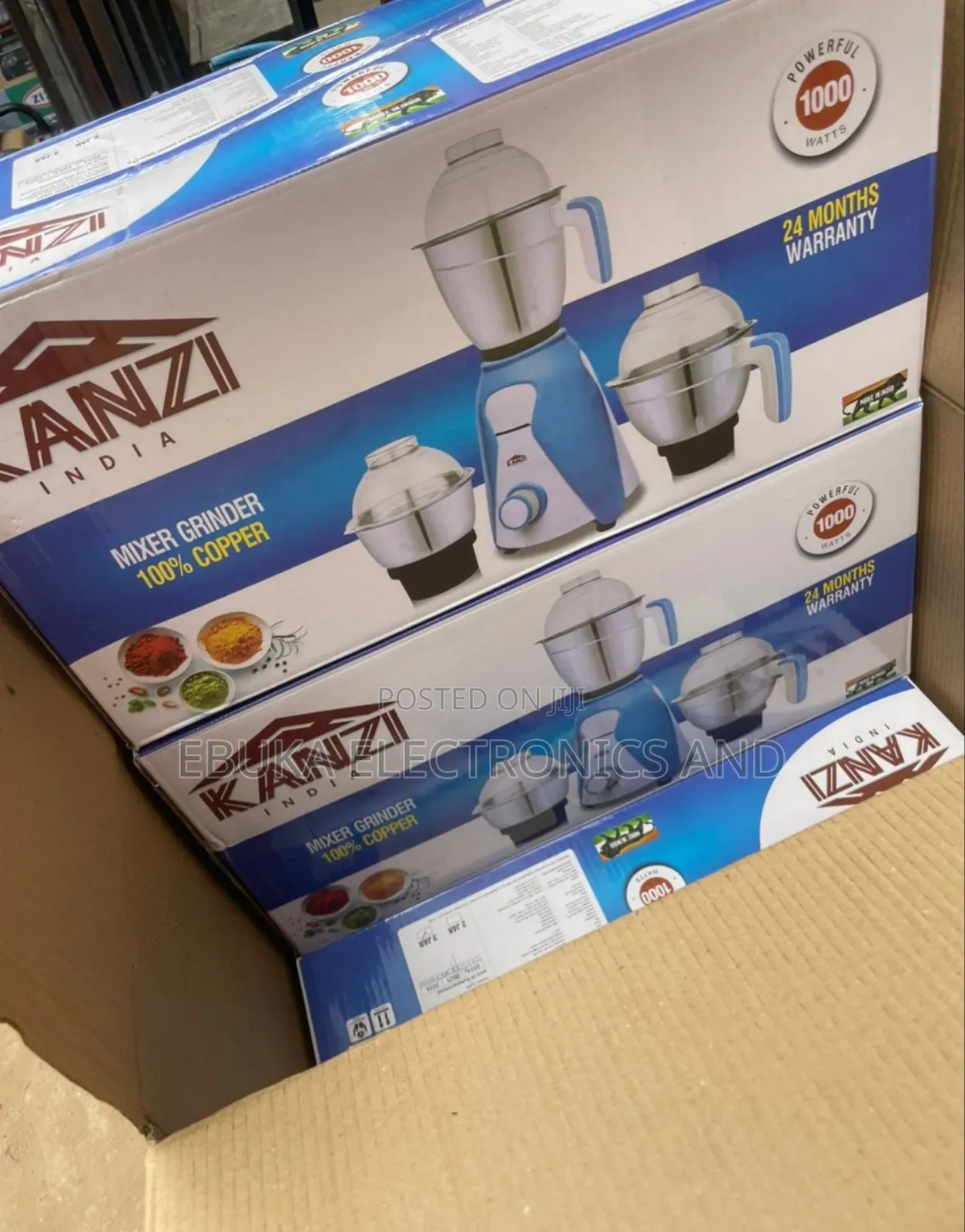 1000w Kanzi Mixer Grinder/Blender Made in IndiaIs Available Now