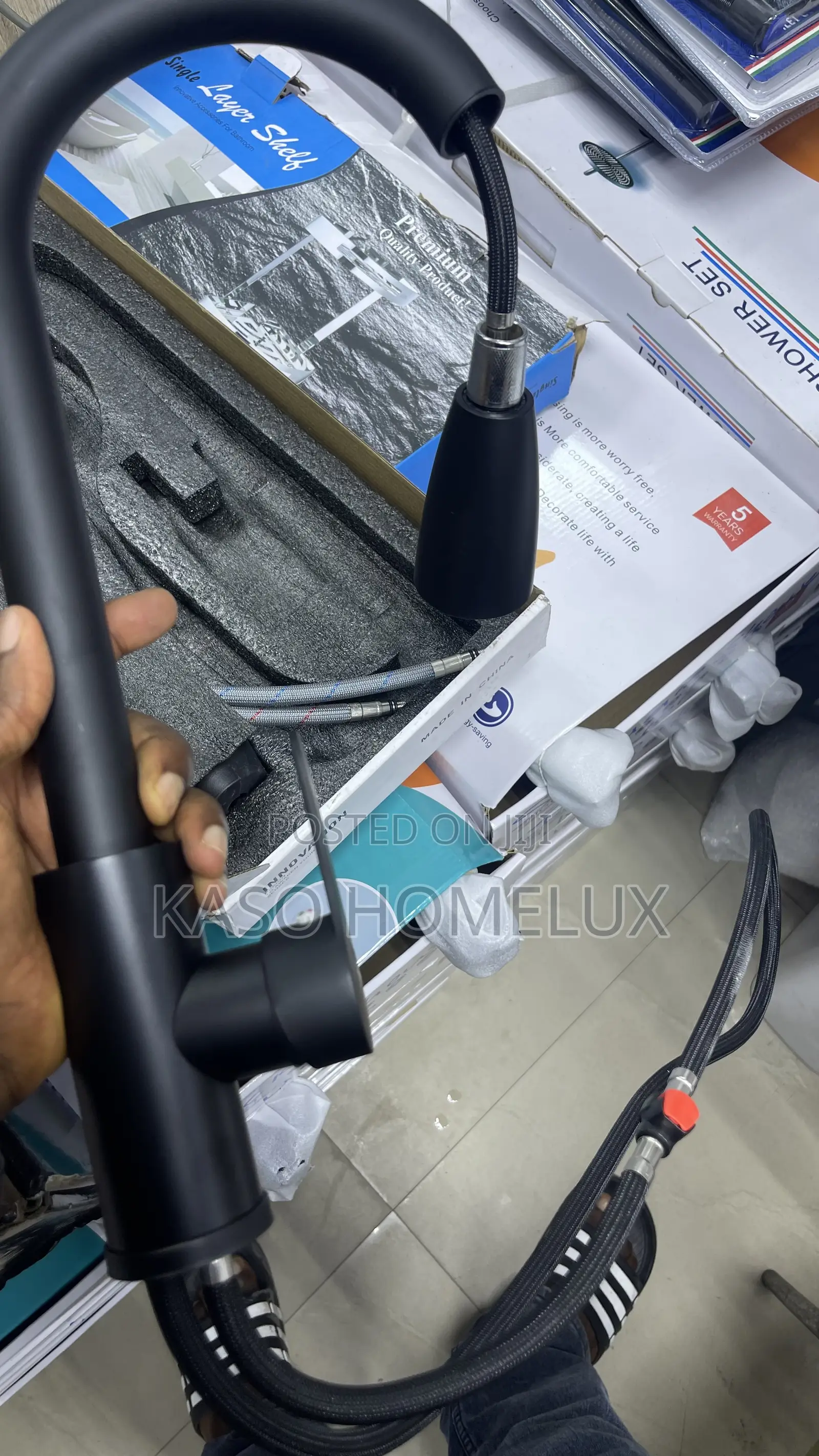 Black Kitchen Sink Pull Out Mixer