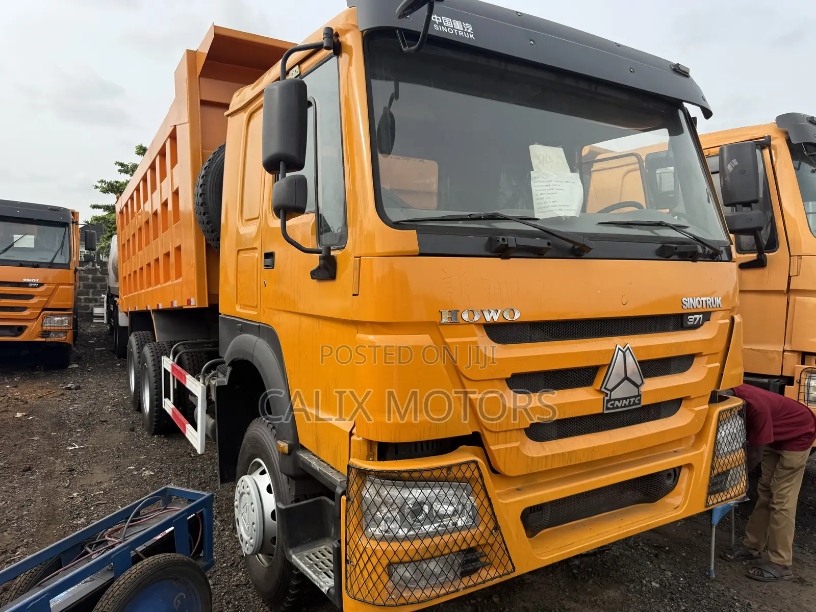 Foreign Used Howo Dump Truck 371hp.