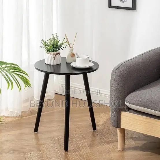 Wooden Round Coffee Side Table Stool