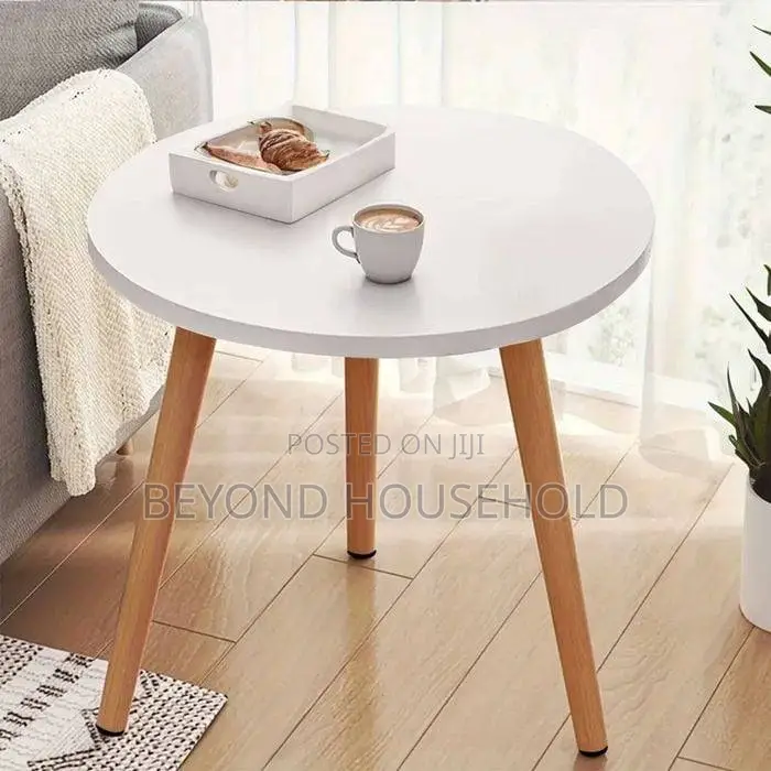 Wooden Round Coffee Side Table Stool