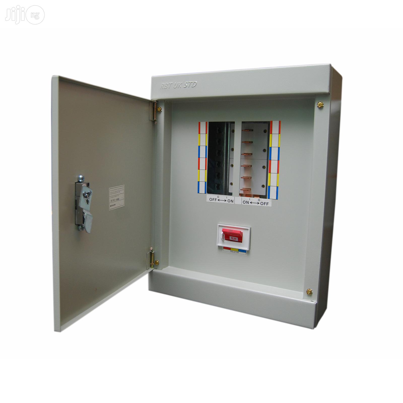 3 Phase Distribution Boards Complete With 4 Pole Incomer