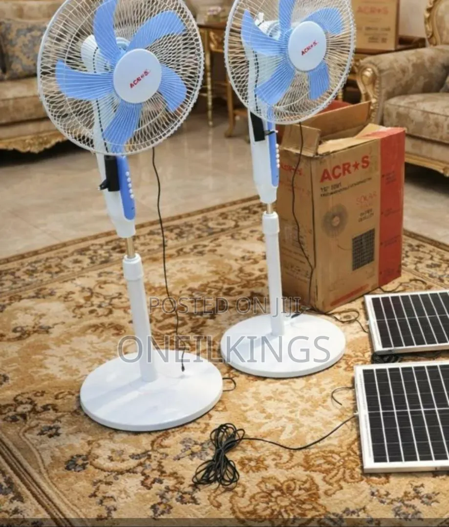 Across Solar-Rechargeable Fan