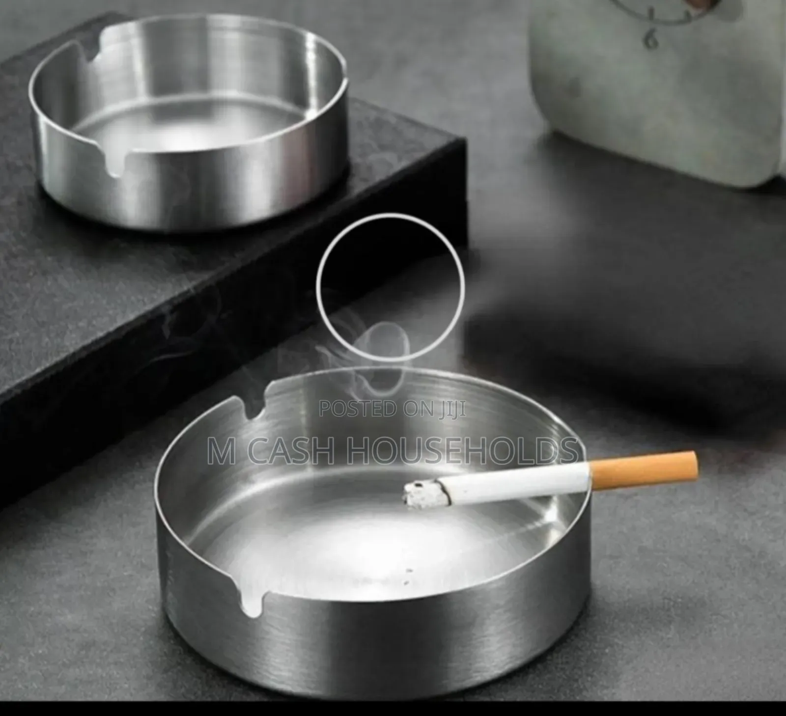 Durable Stainless Ash Tray for Hotels Lounges Restaurants