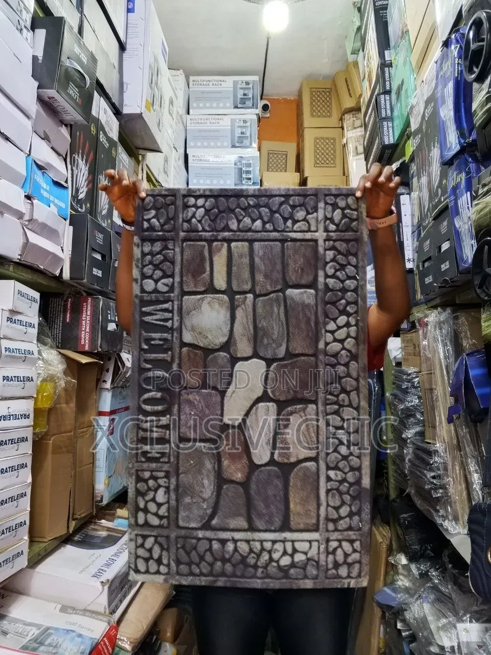 Mosaic Door Mat 80cm by 50cm