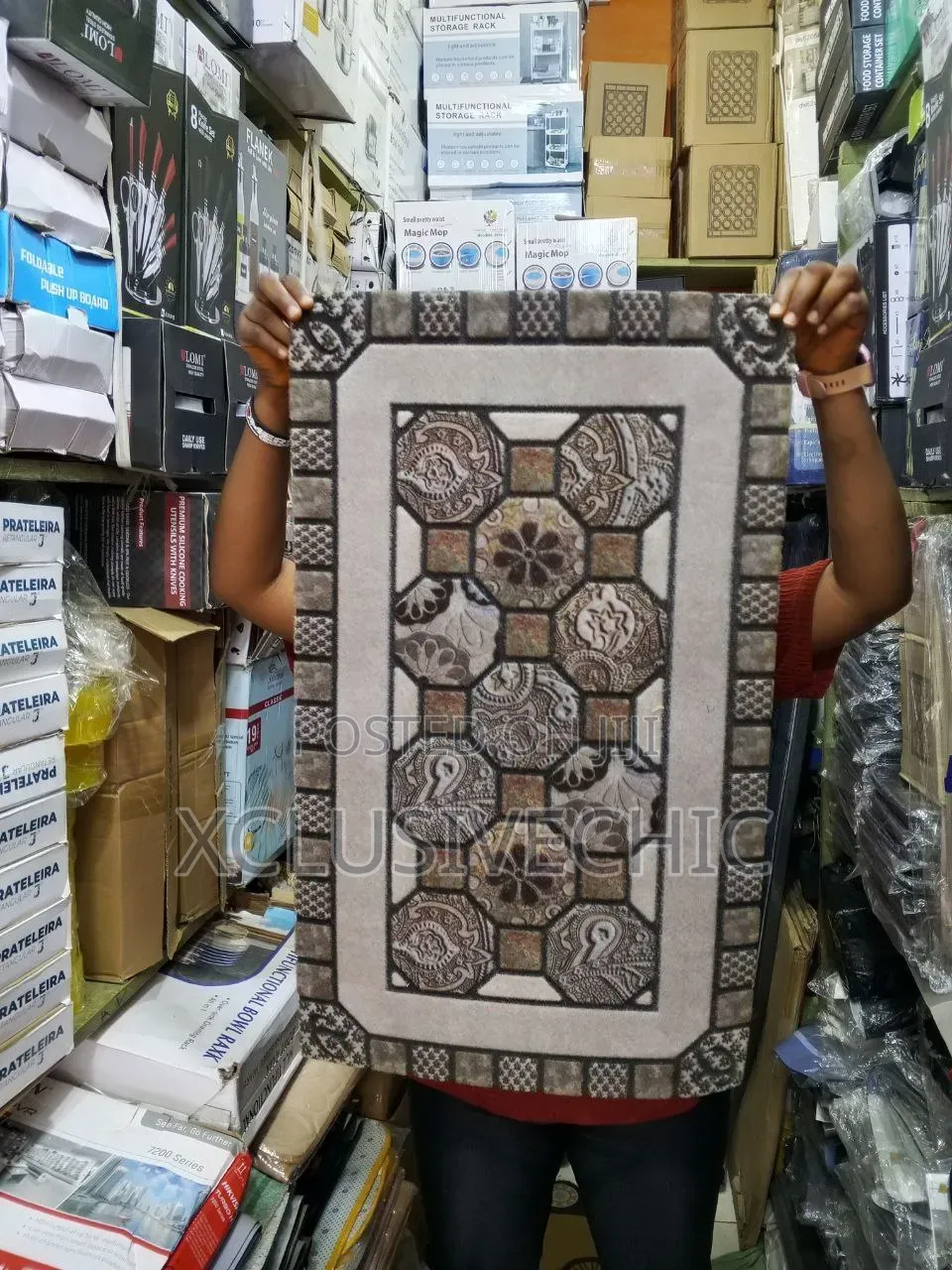 Mosaic Door Mat 80cm by 50cm