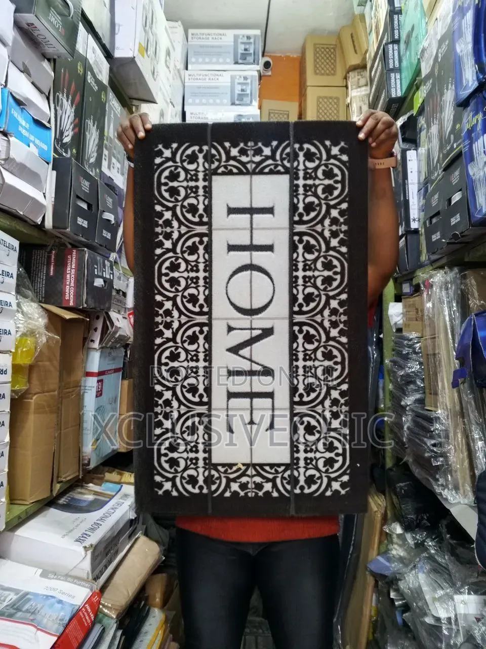 Mosaic Door Mat 80cm by 50cm