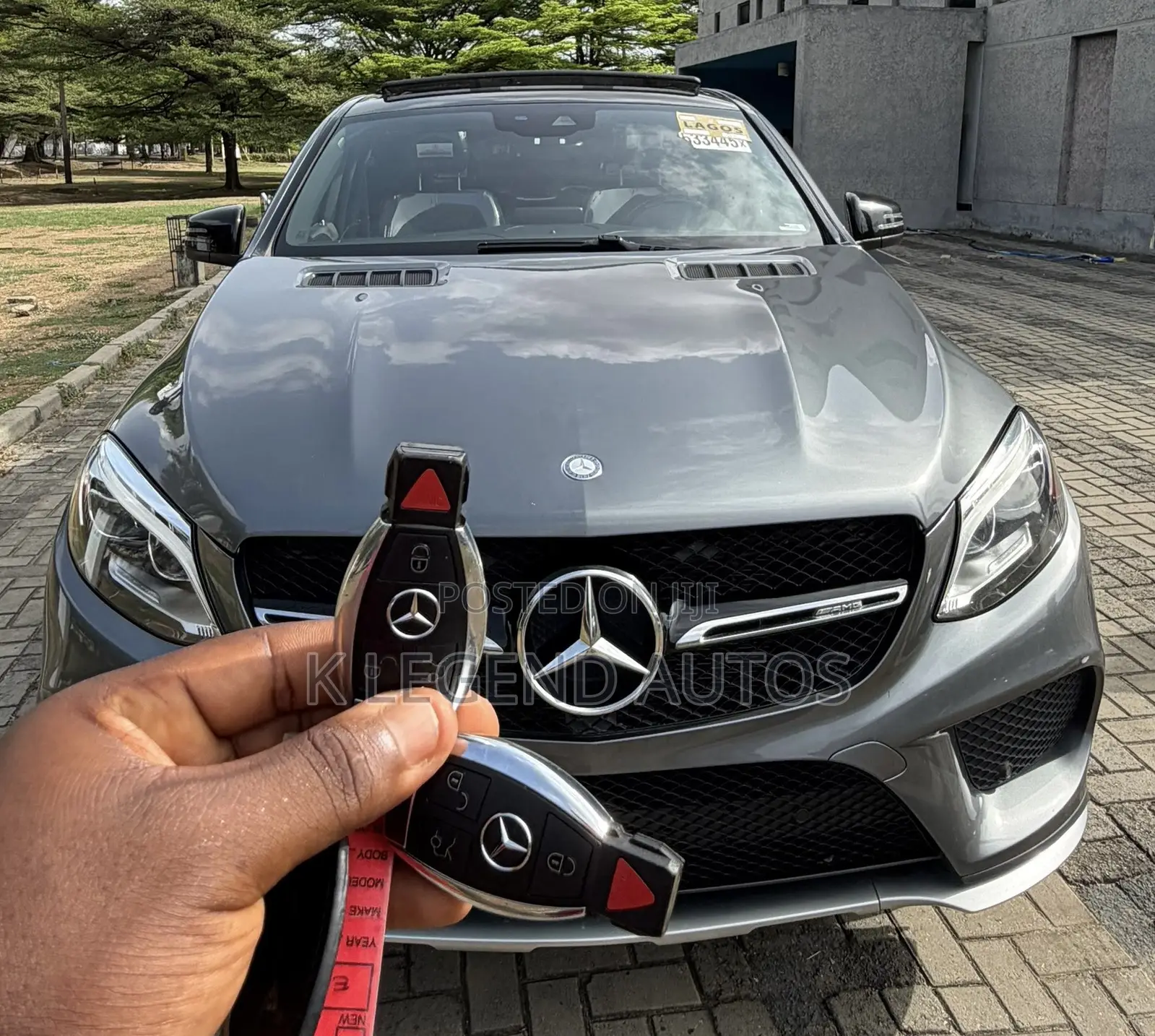 Mercedes-Benz GLE-Class AMG GLE 43 4MATIC 2017 Gray