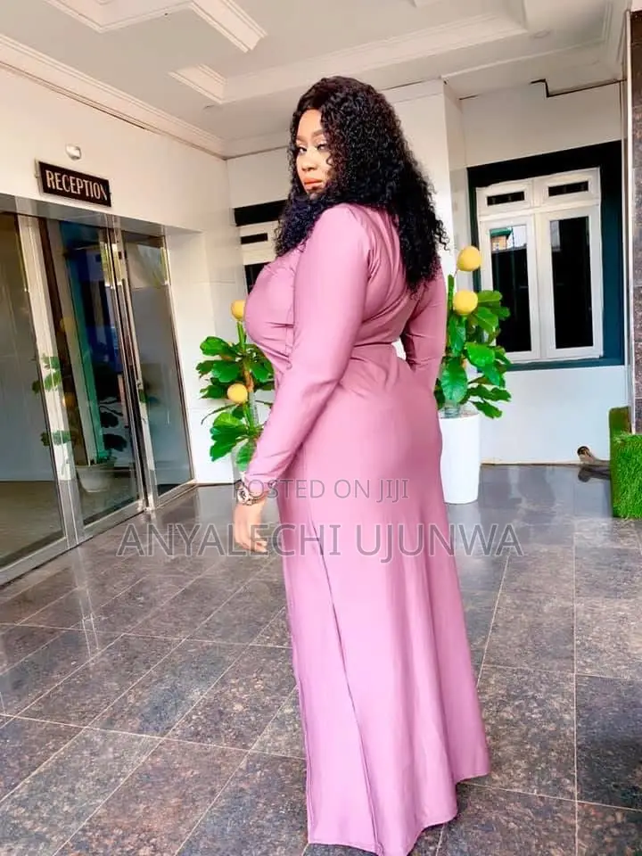 Turtle Neck Body Hug Soft Life Maxi Dress