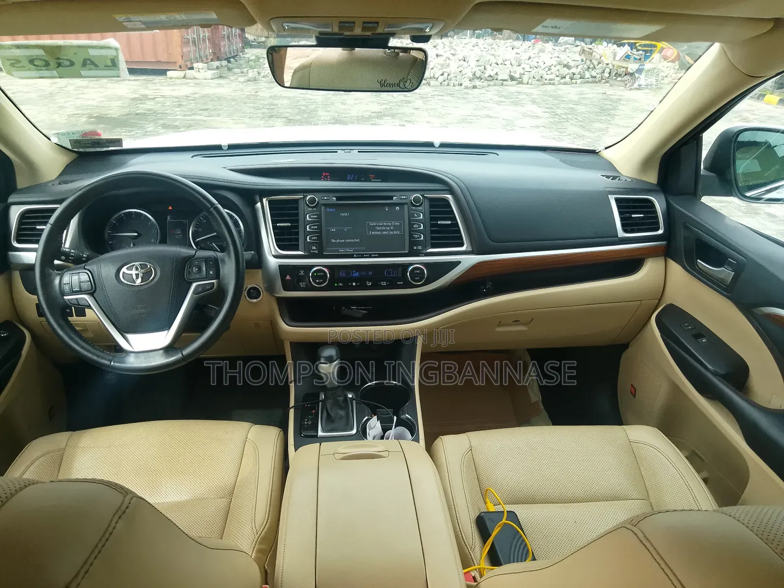 Toyota Highlander Limited 4x2 V6 (3.5L 6cyl 8A) 2018 White