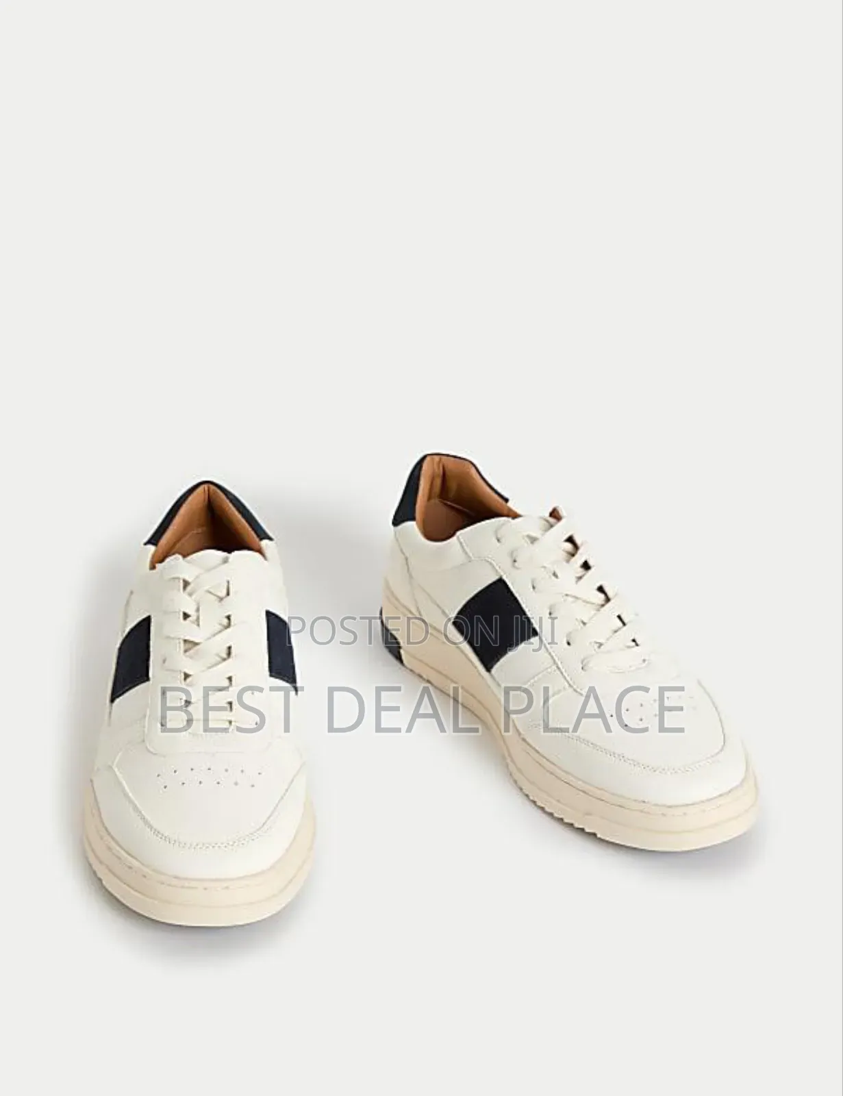 Mark Spencer Lace Up Retro Court Unisex Trainers (Original From Uk)