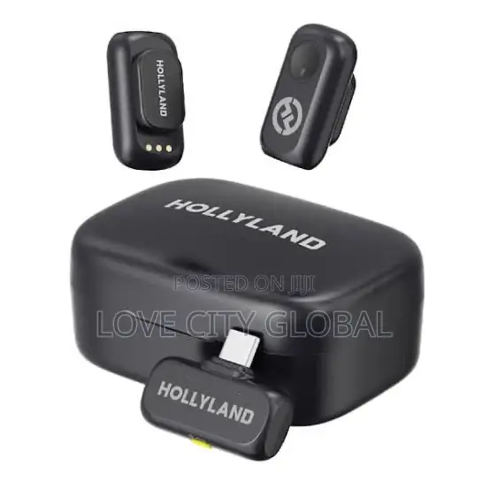 Hollyland Lark A1 Microphone Duo 54h Battery Life - iPhone Android Anc