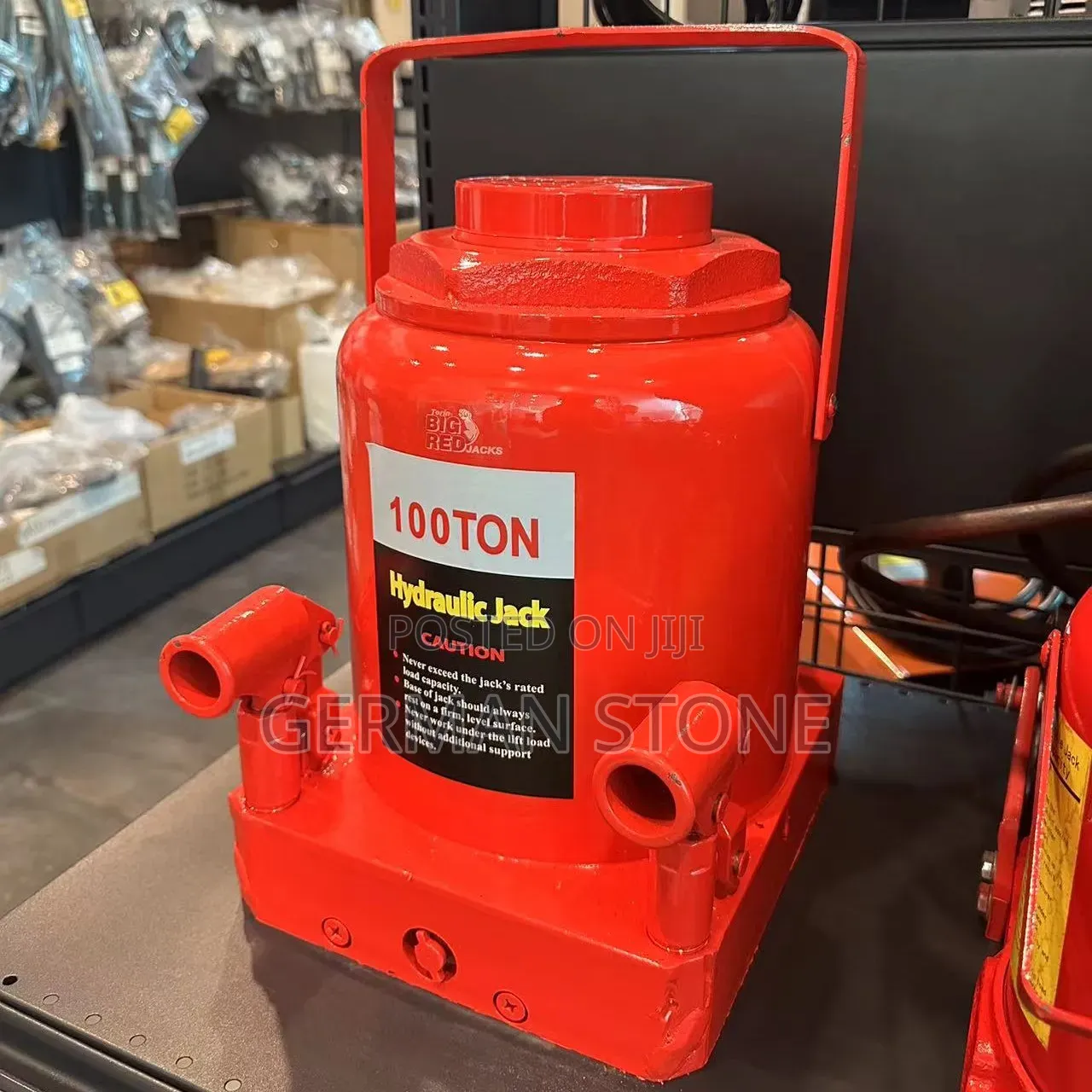 100 Ton Dual Pump Bottle Jack