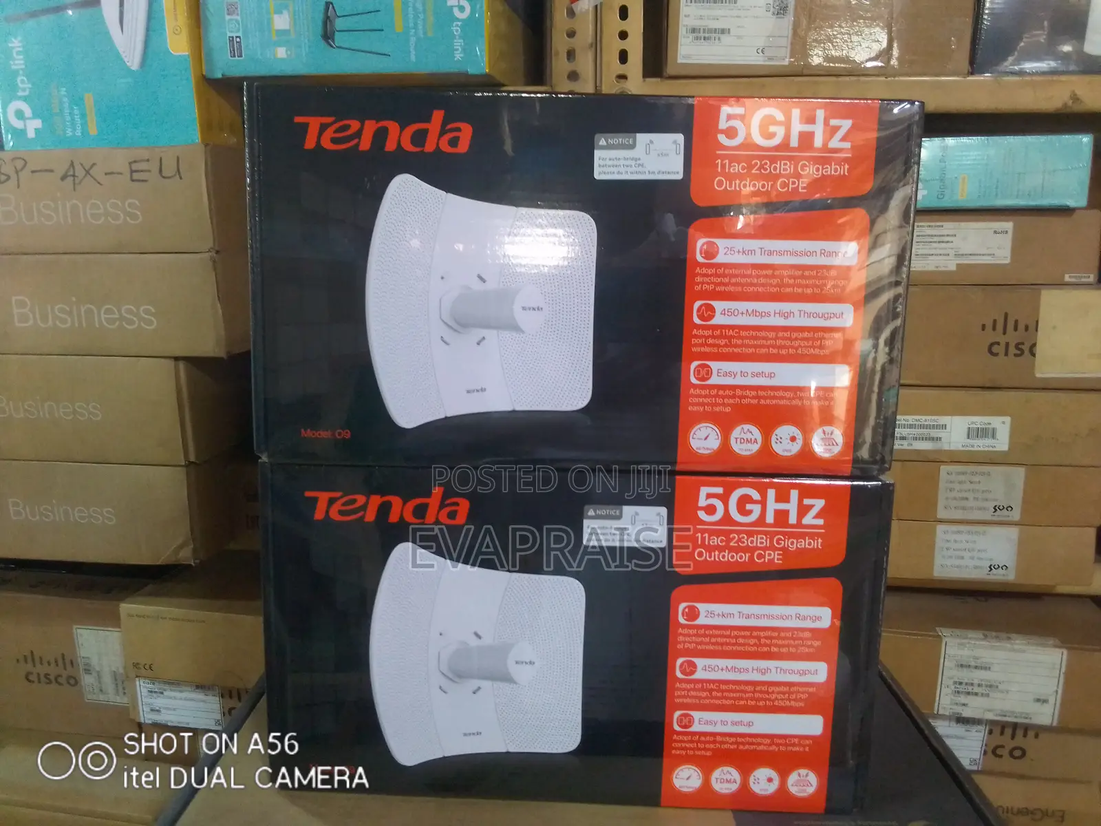 Tenda 5ghz 11ac 23dbigigabit Outdoor Cpe
