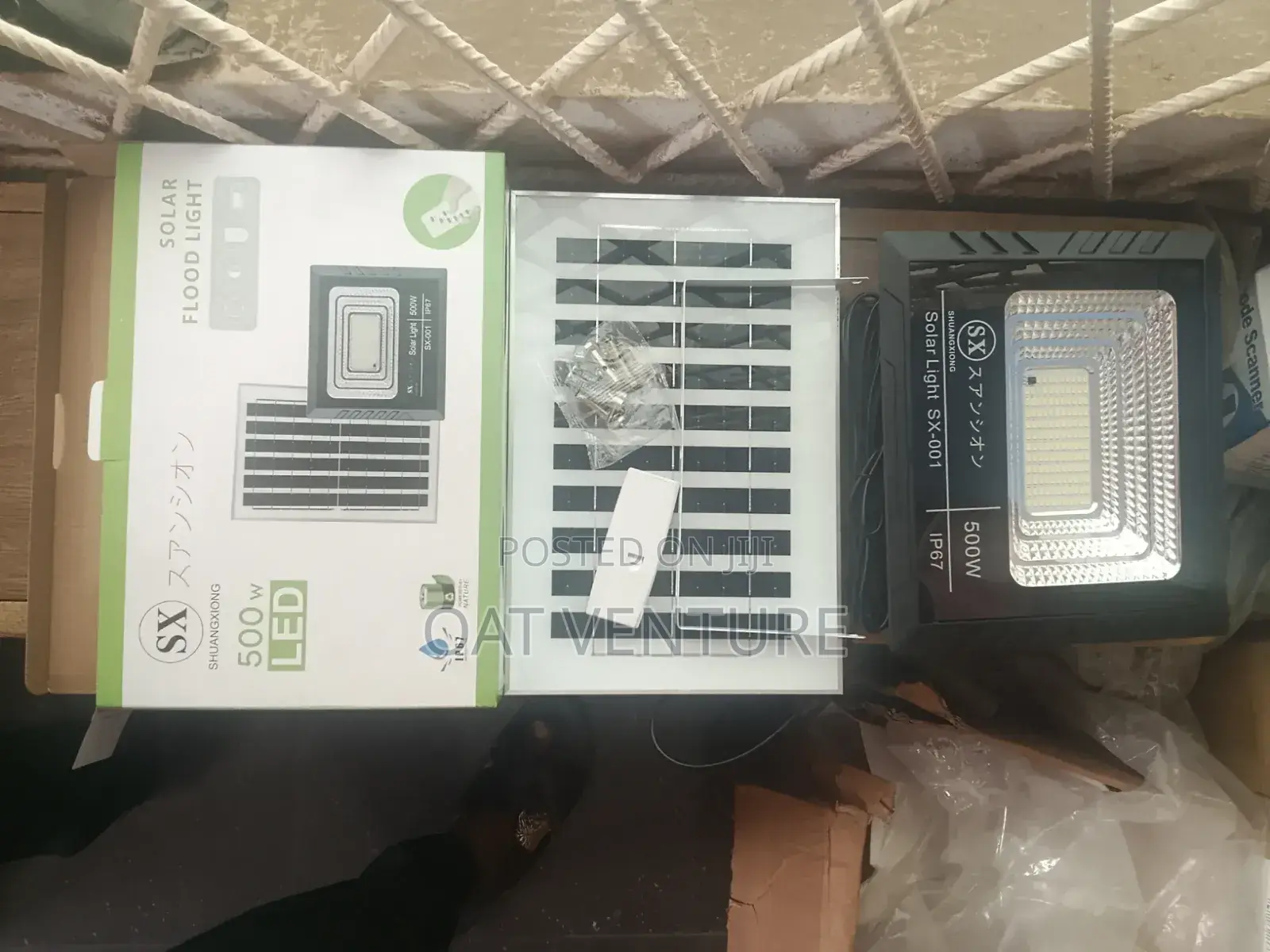500w Solar Flood Light (Sx-001) - Heavy Duty Waterproof