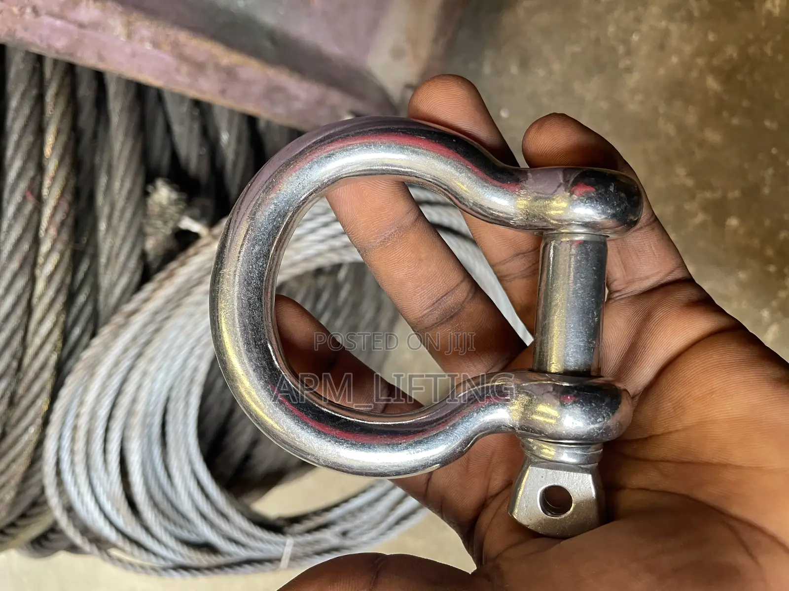 16mm Stainless Bow Shackles With Screw Pins