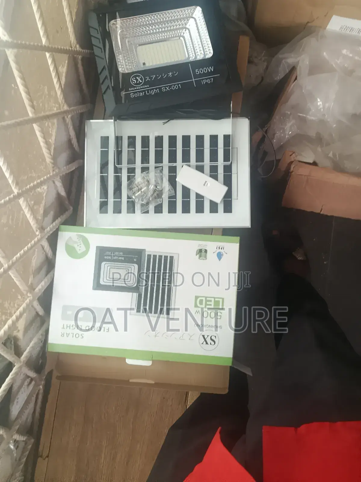 500w Solar Flood Light (Sx-001) - Heavy Duty Waterproof