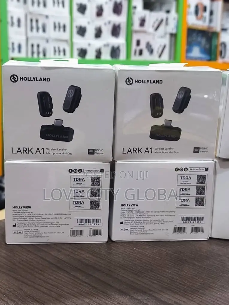 Lark A1 Hollyland Mic Mini Duo -Iphone/Android/Pc 200m Anc (2tx + 1rx)