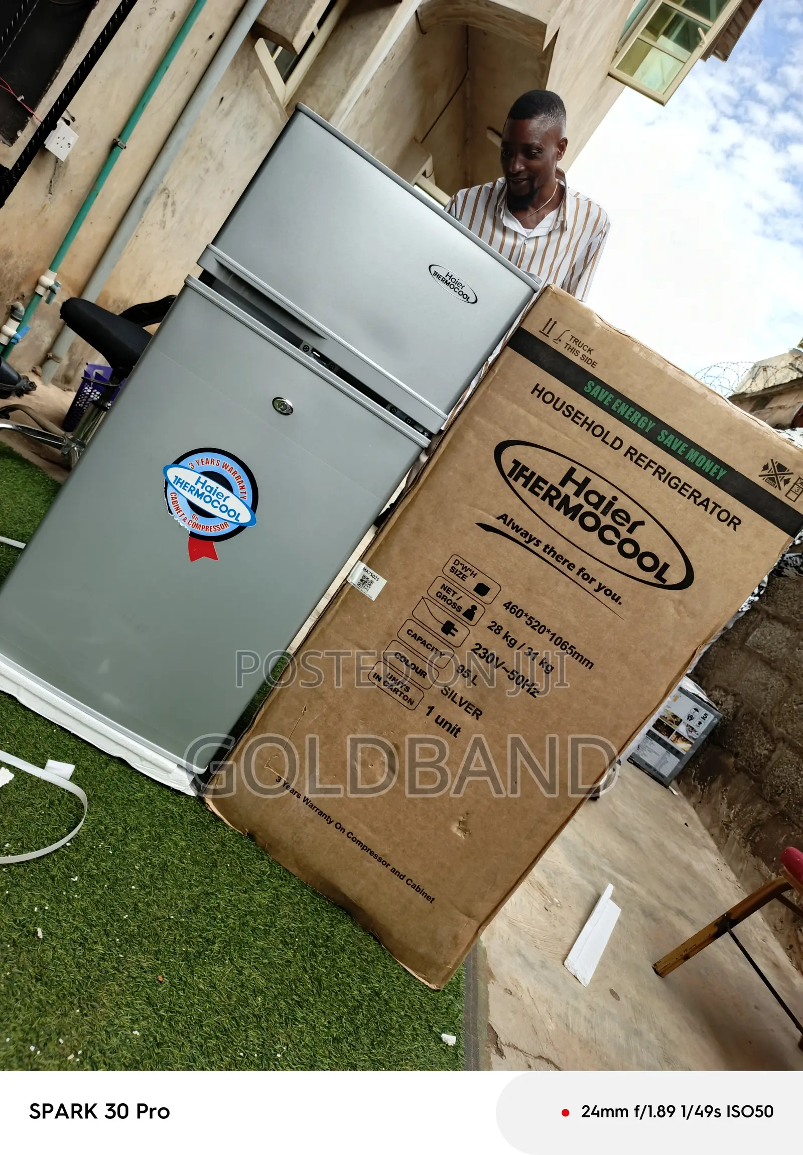 Haier Thermocool Refrigerator 95l With Durable Shelves