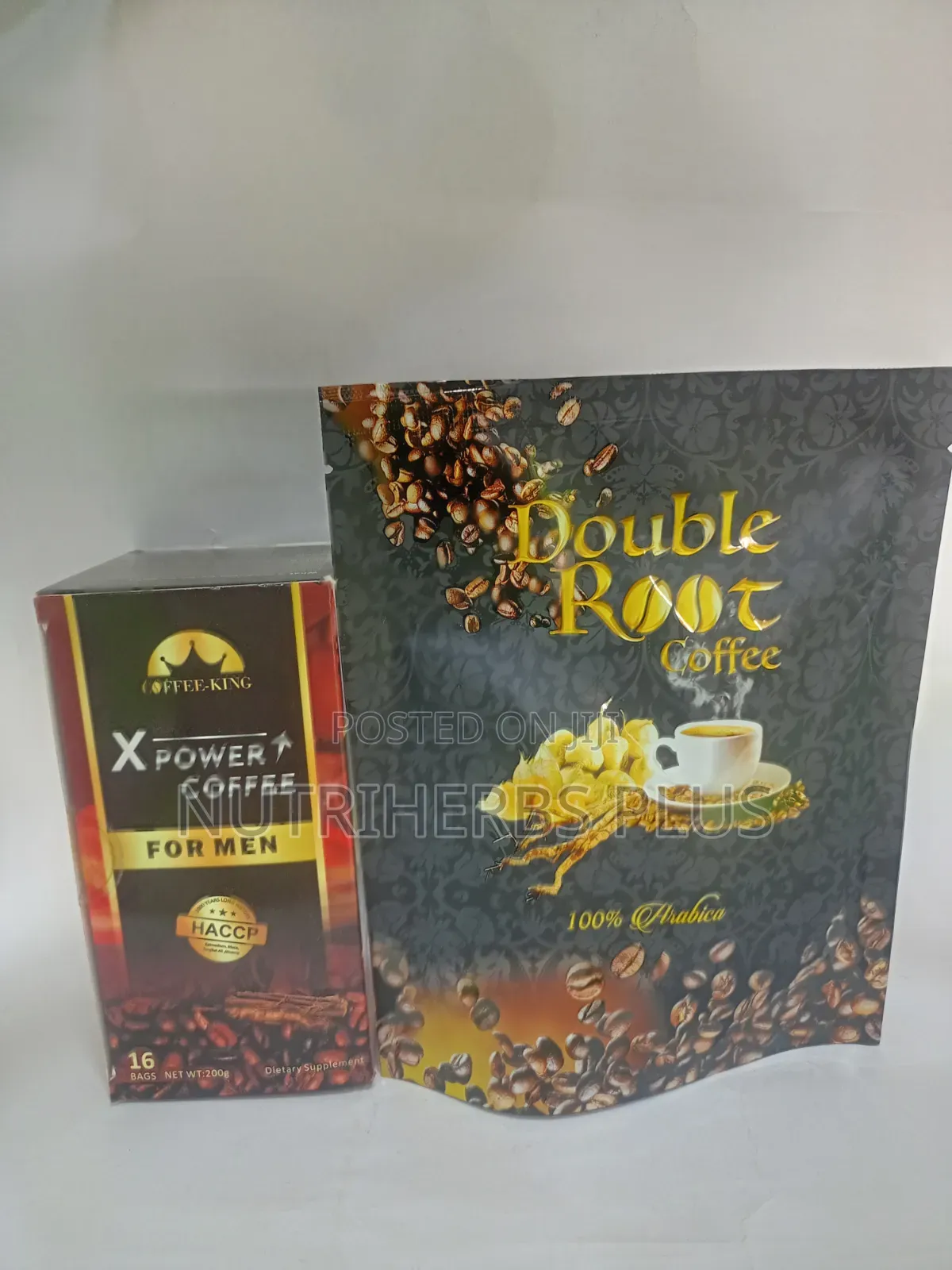 X Power Men Coffee and Double Root Coffee: Men Awareness