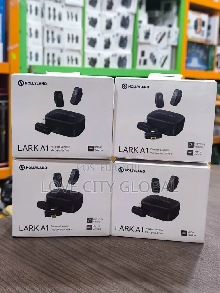 Lark A1 Wireless Hollyland Microphone -Iphone/Android/Pc 200m Anc Mic