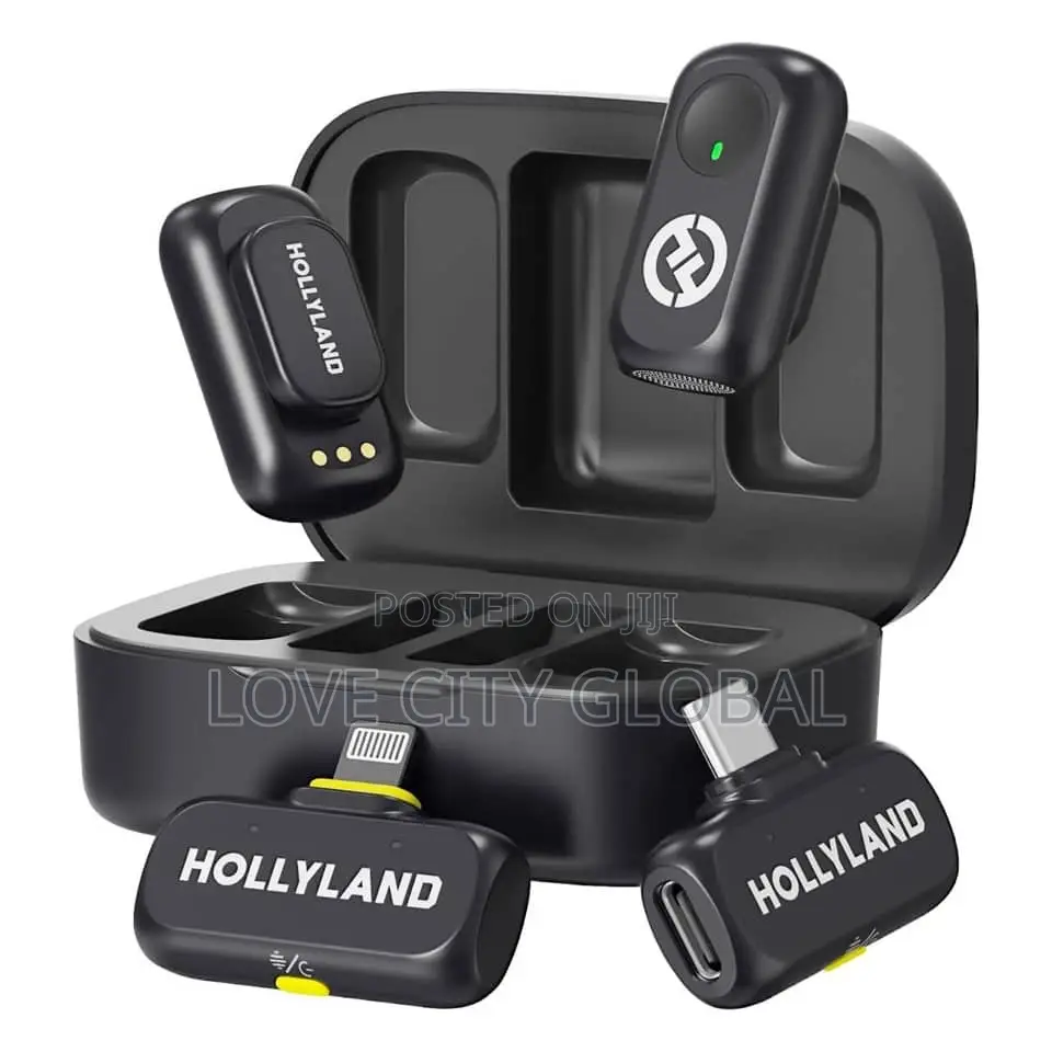 Lark A1 Wireless Hollyland Microphone -Iphone/Android/Pc 200m Anc Mic