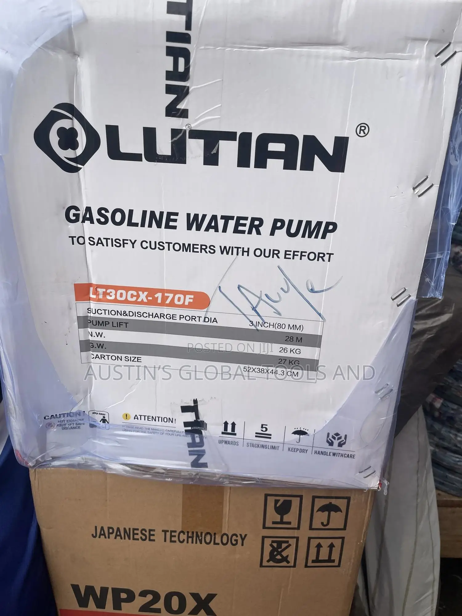 Lutian Lt30cx Gasoline Water Pump