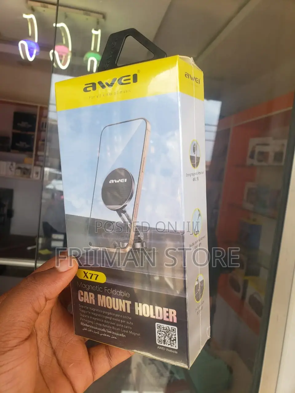 Awei Magnetic Car Mount Holder