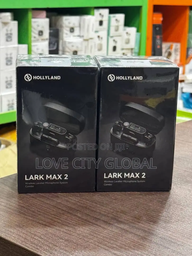 Hollyland Lark Max 2 Combo Wireless Lavalier Microphone Phone Camera