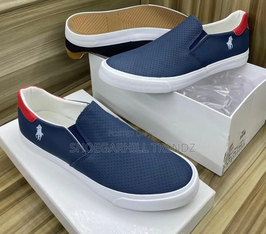 Polo White Sole Tennis Sneakers