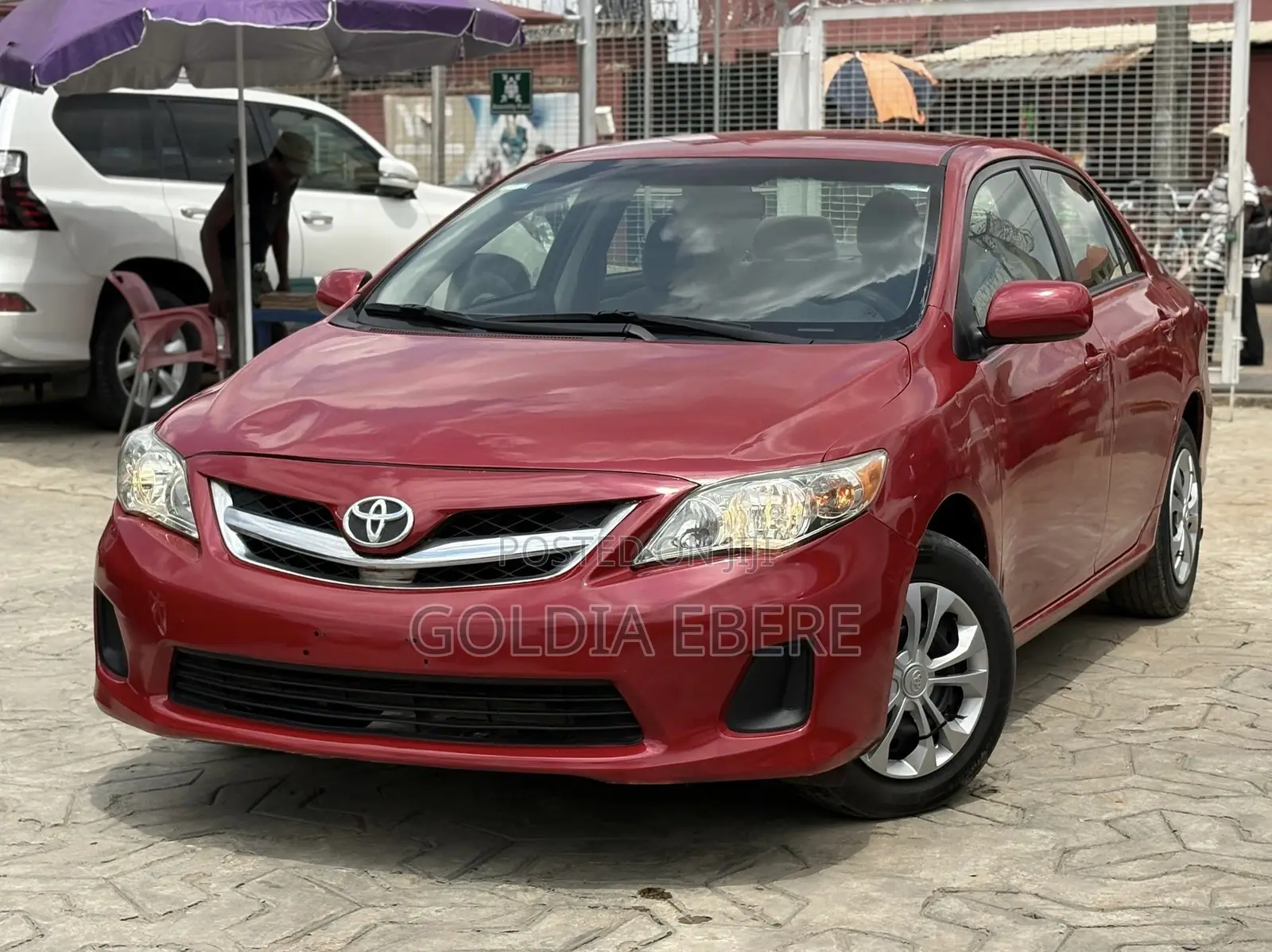 Toyota Corolla 2012 Burgundy