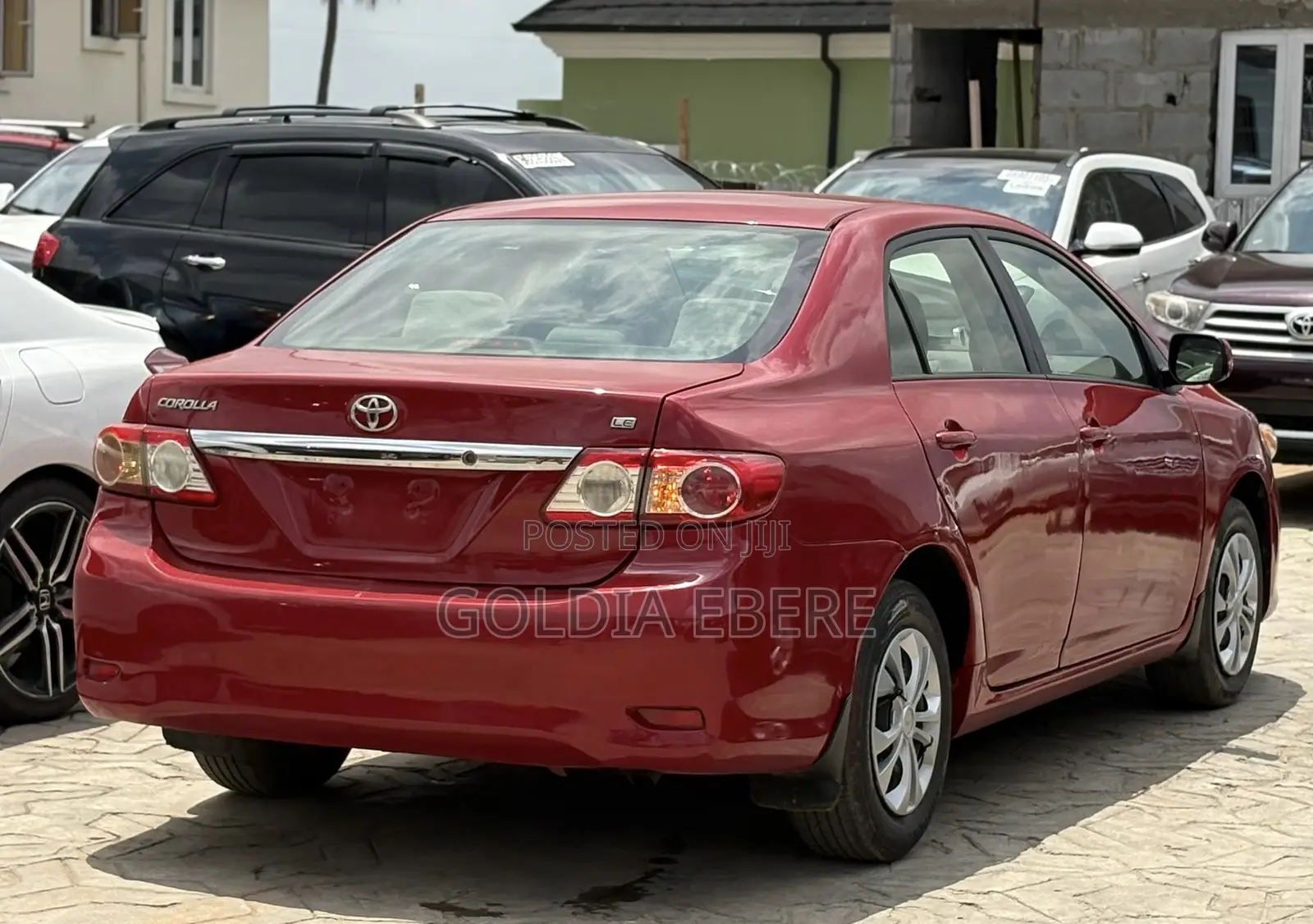 Toyota Corolla 2012 Burgundy