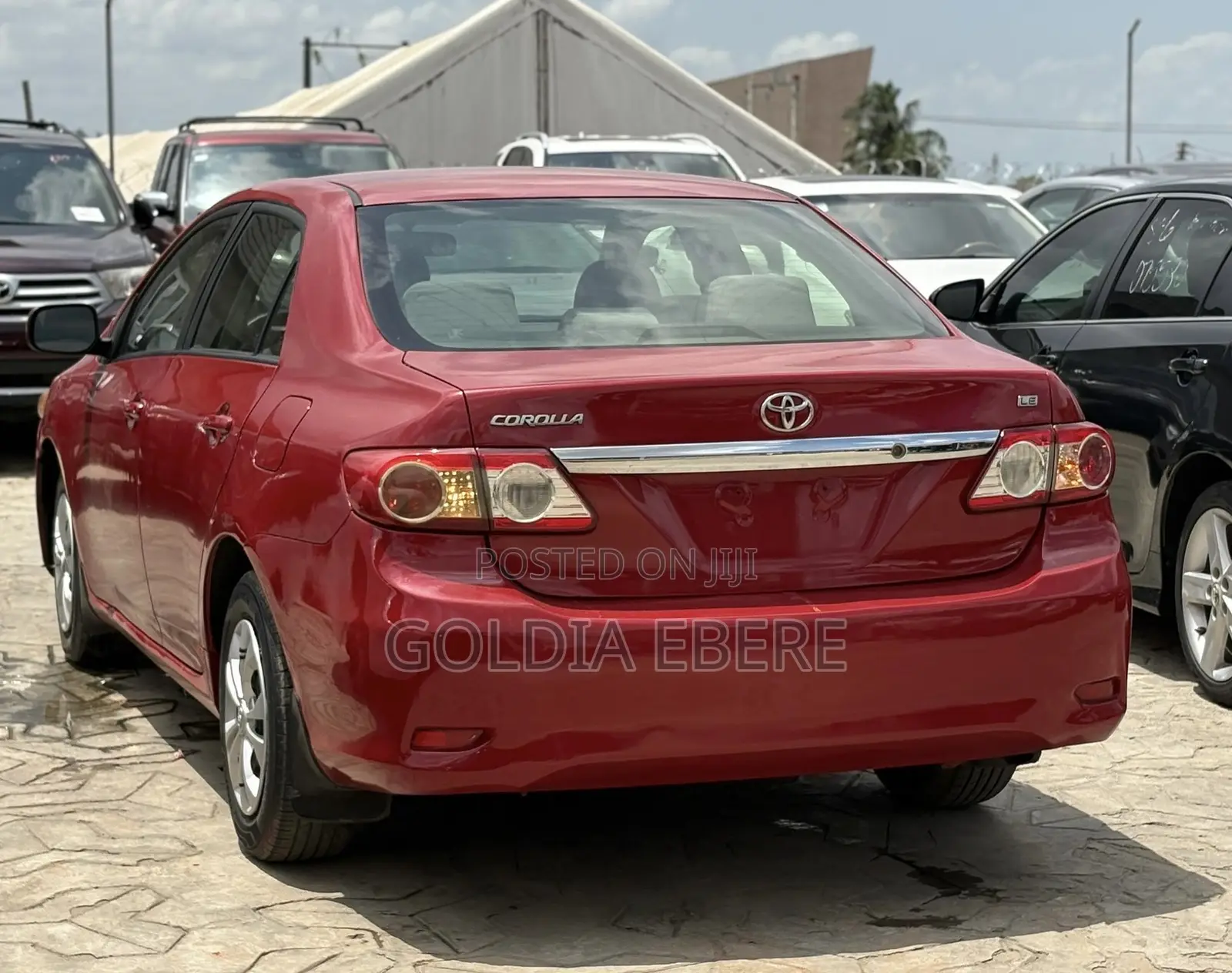 Toyota Corolla 2012 Burgundy