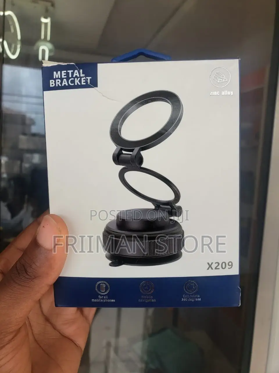 Phone Car Mount [Metal Bracket]