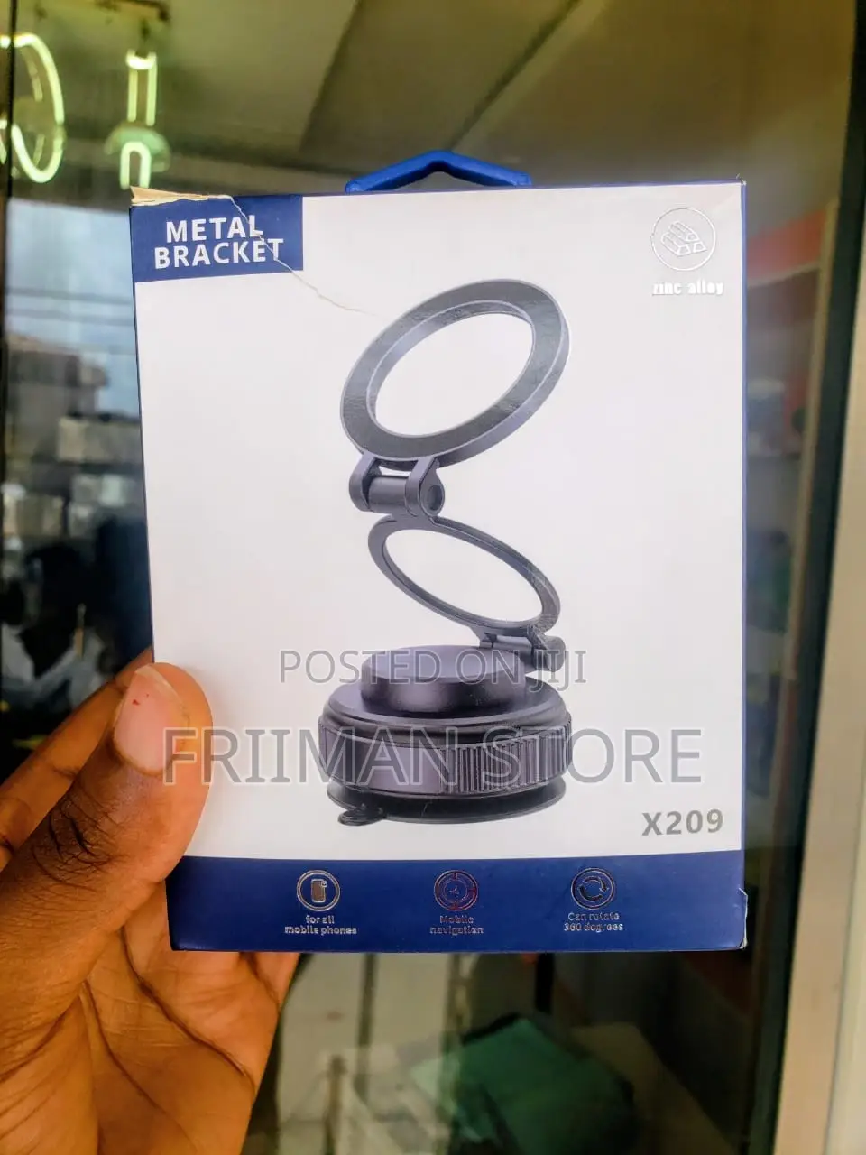 Phone Car Mount [Metal Bracket]