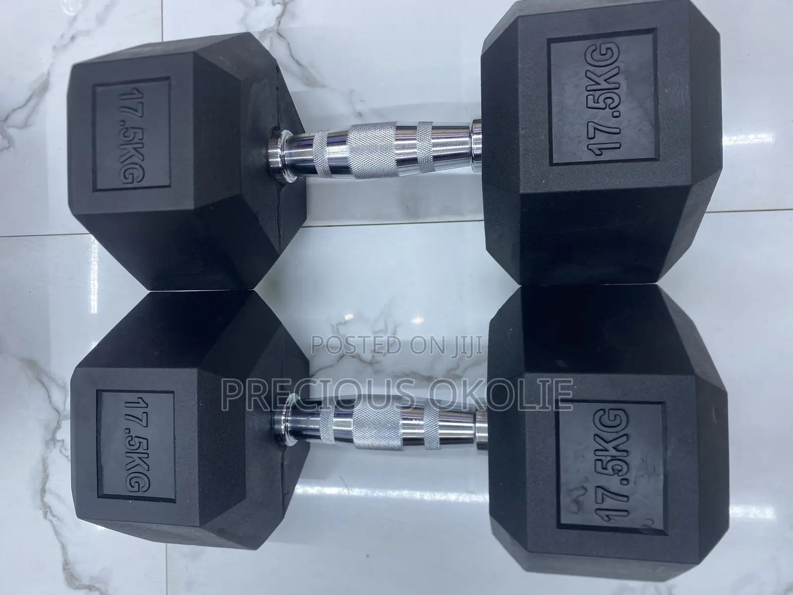 17.5kg Hexgonal Dumbbell