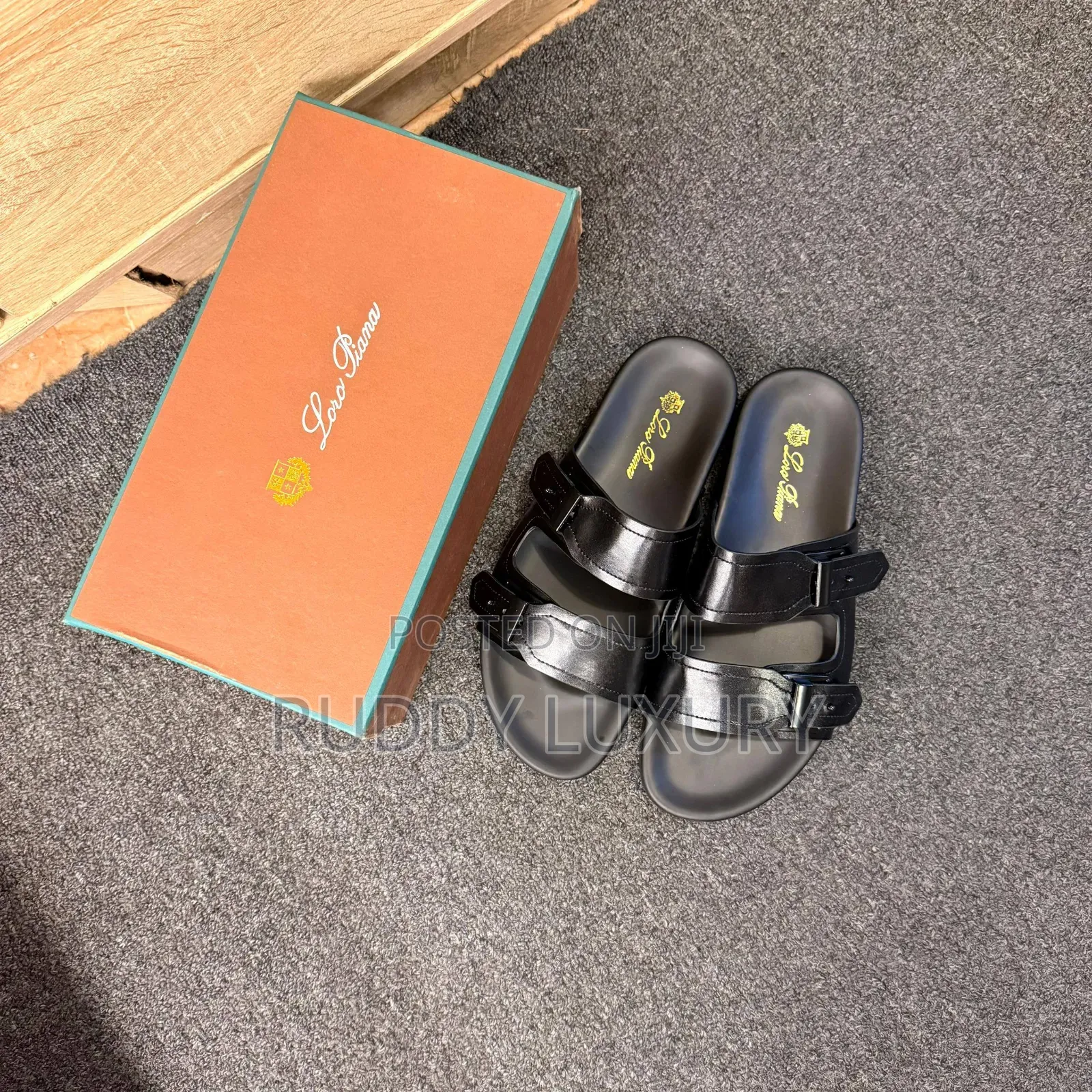 Luxury Buckle Cork Slides