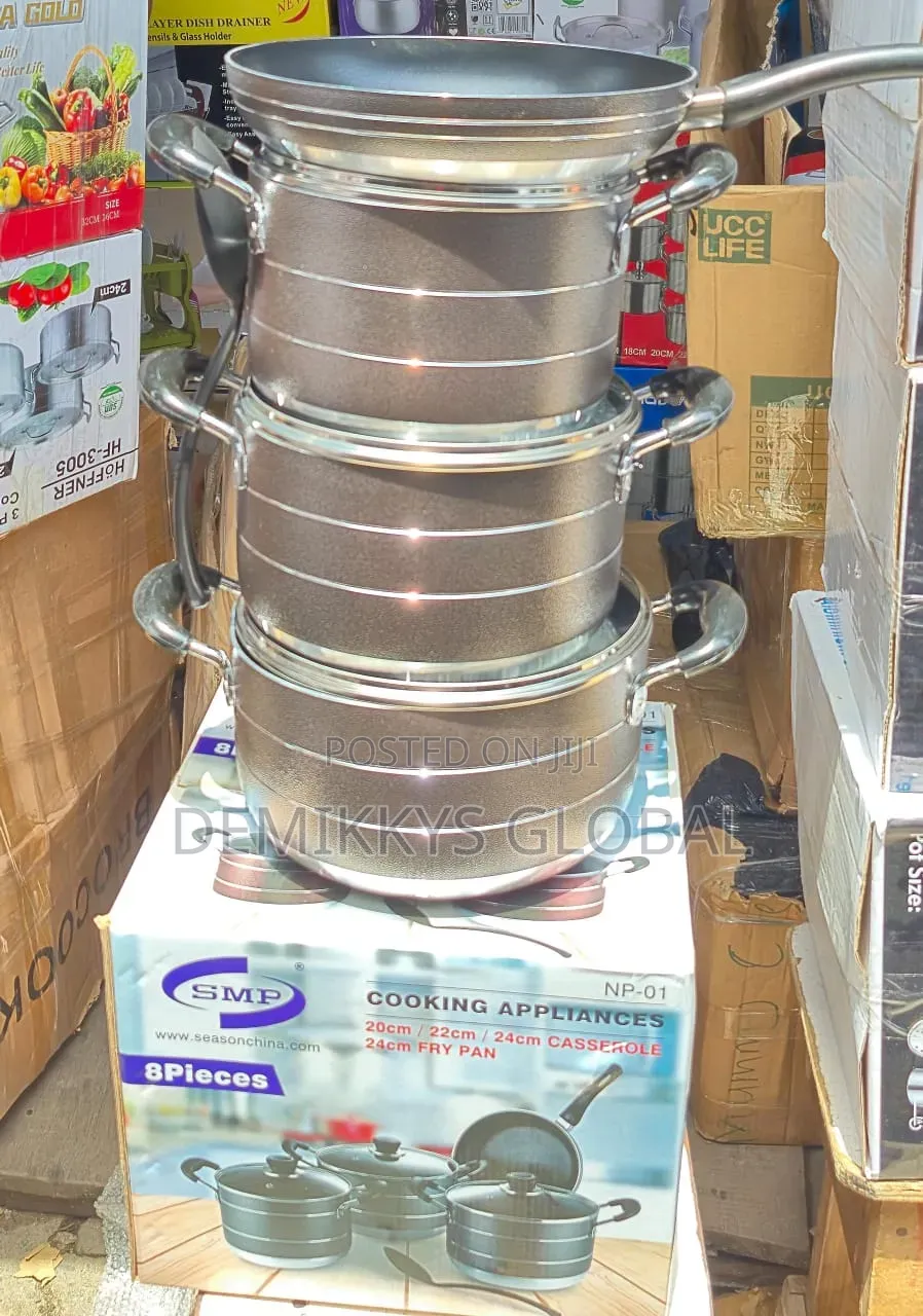 Smp 8-piece Non-stick Cookware Set