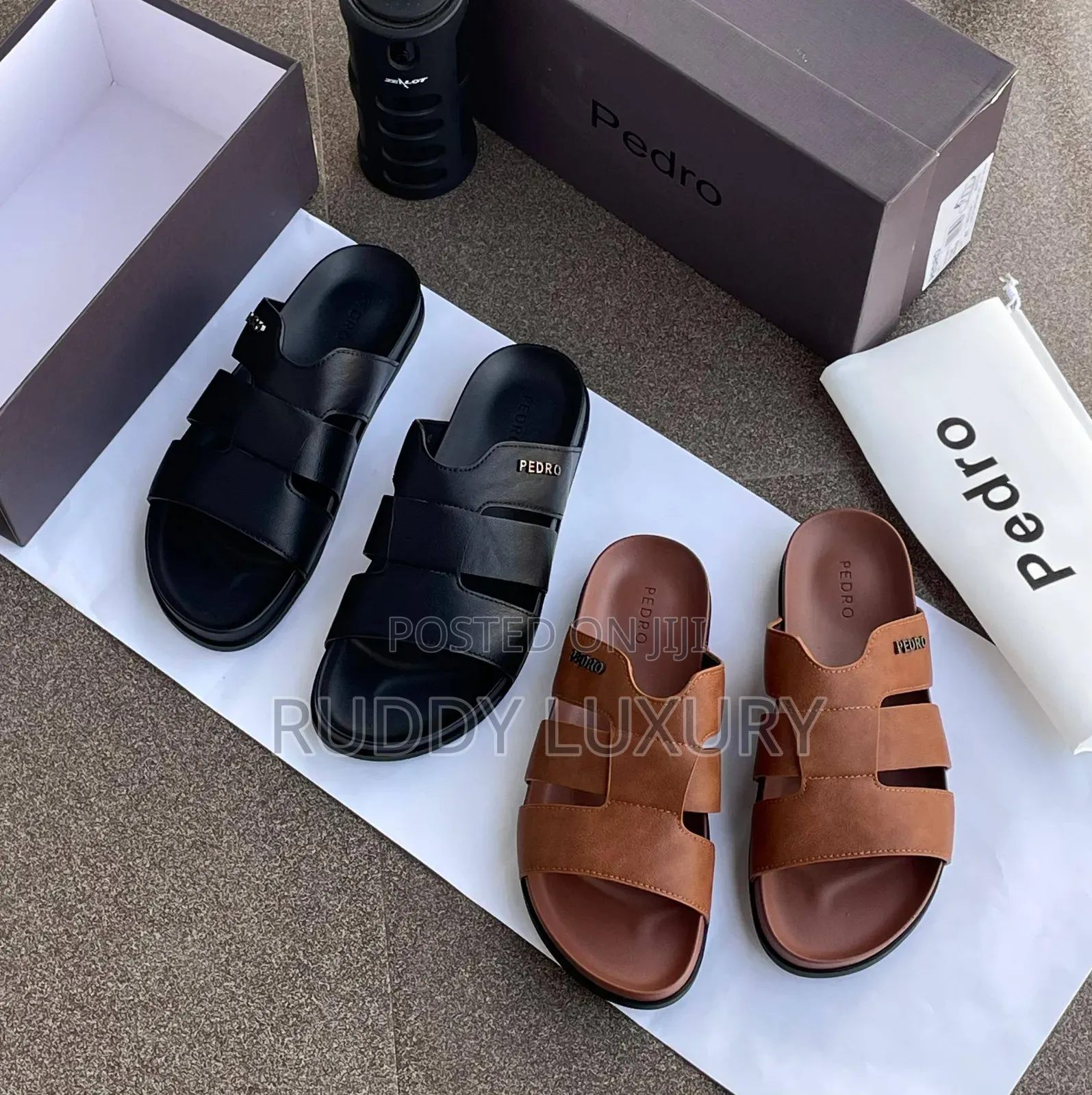 Premium Double Strap Men’S Sandals