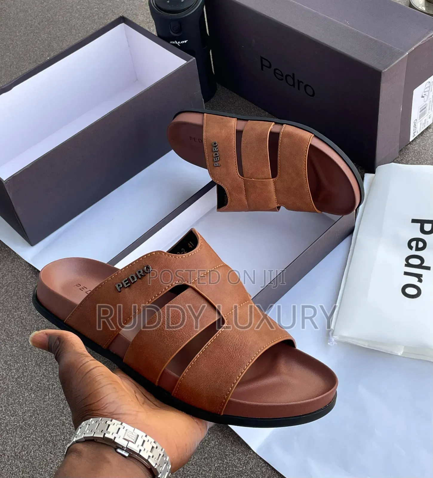 Premium Double Strap Men’S Sandals