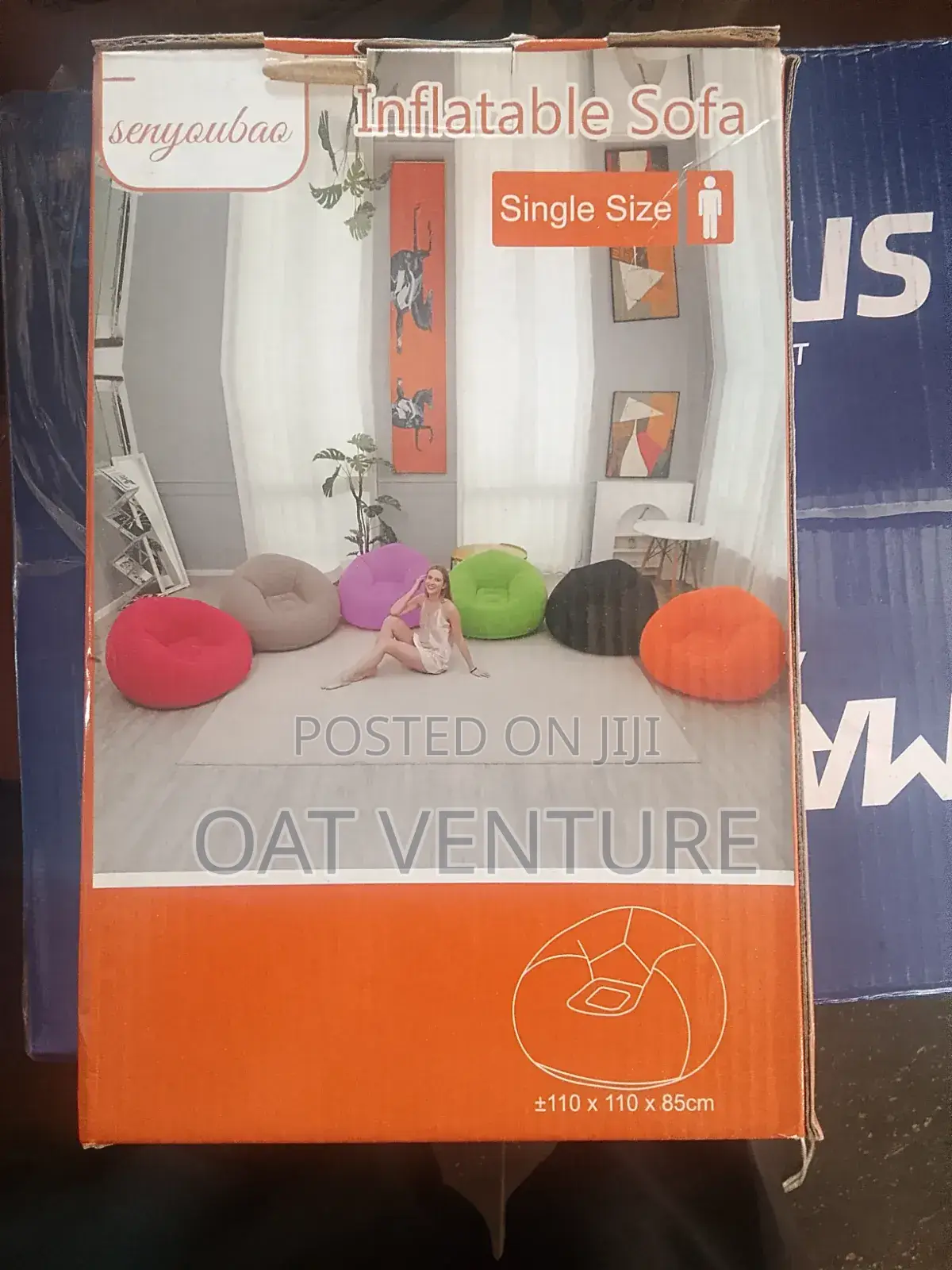 Brand New Inflatable Armchair Bean Bag Chair