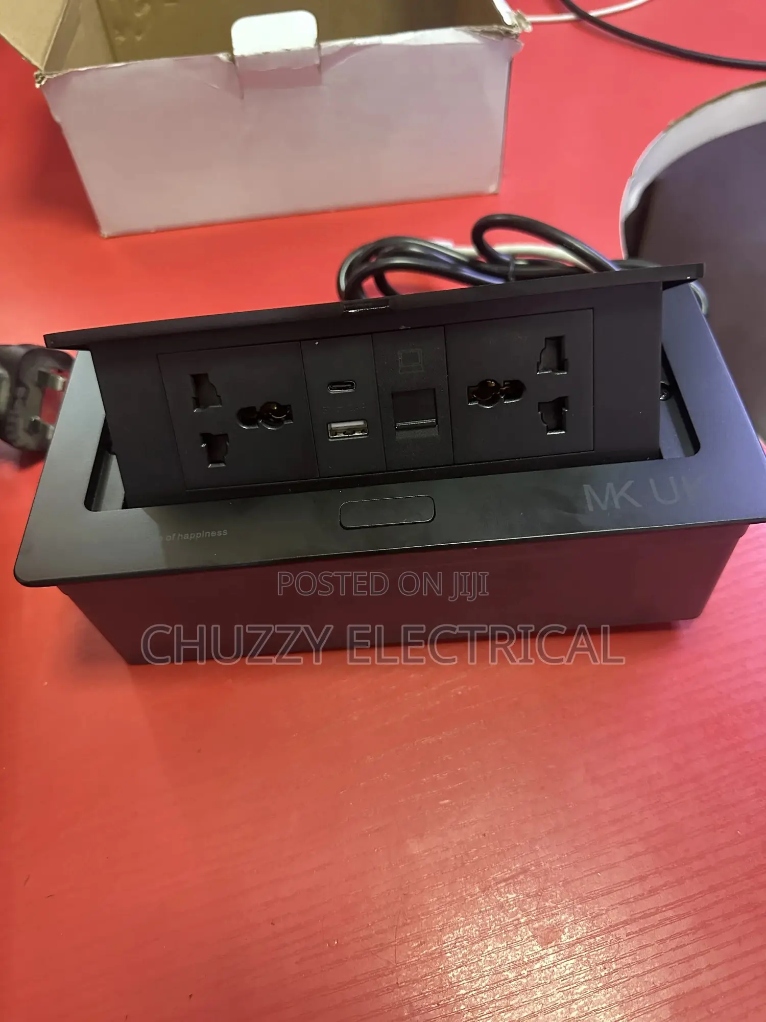 Mk Uk Pop-Up Desk Power Box