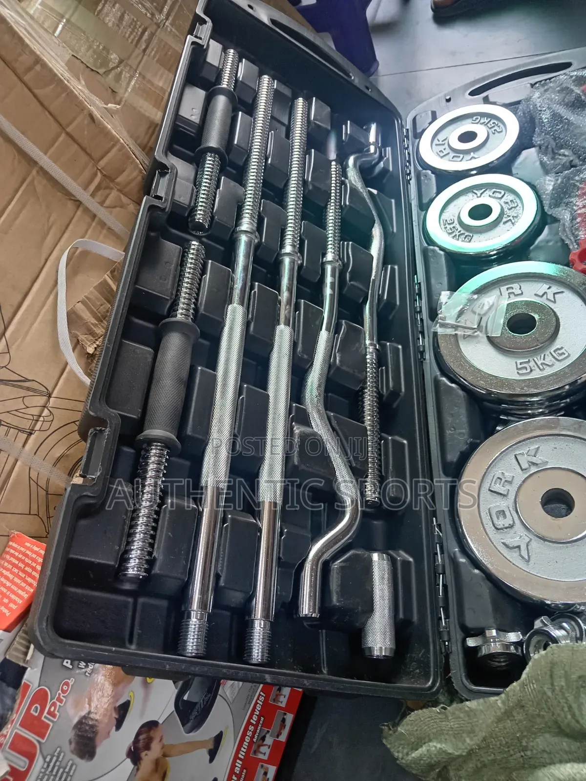 55kg 6in1 Chrome Weight Set